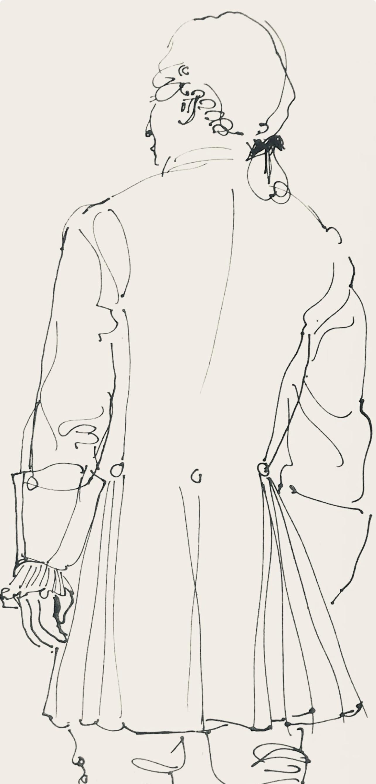 Dufy, dessin, Lettre à mon peintre Raoul Dufy (d'après) en vente 1