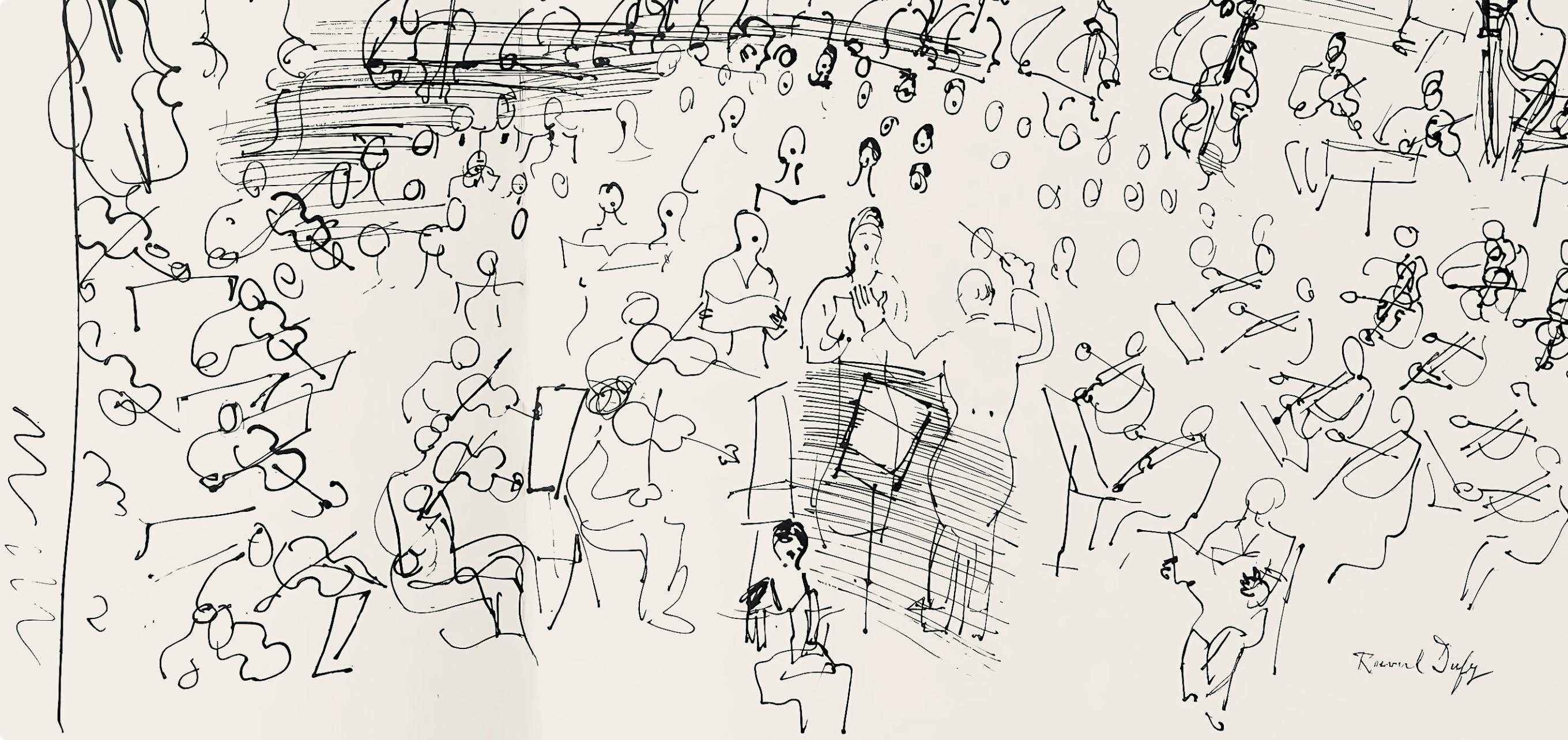 Dufy, Dessin, Lettre à mon peintre Raoul Dufy (after) Raoul Dufy (after) in vendita 1