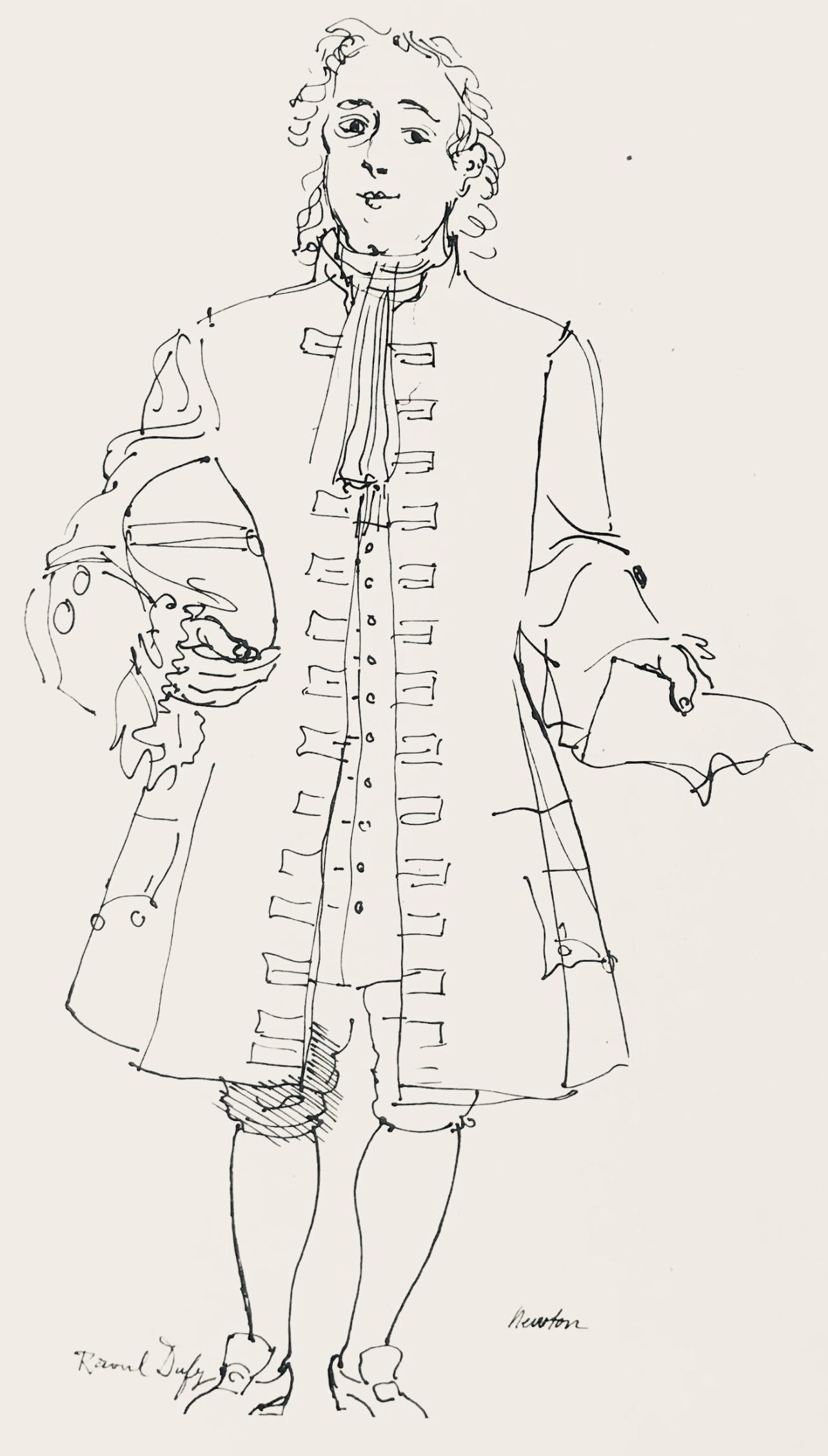 Dufy, Dessin, Lettre à mon peintre Raoul Dufy (after)