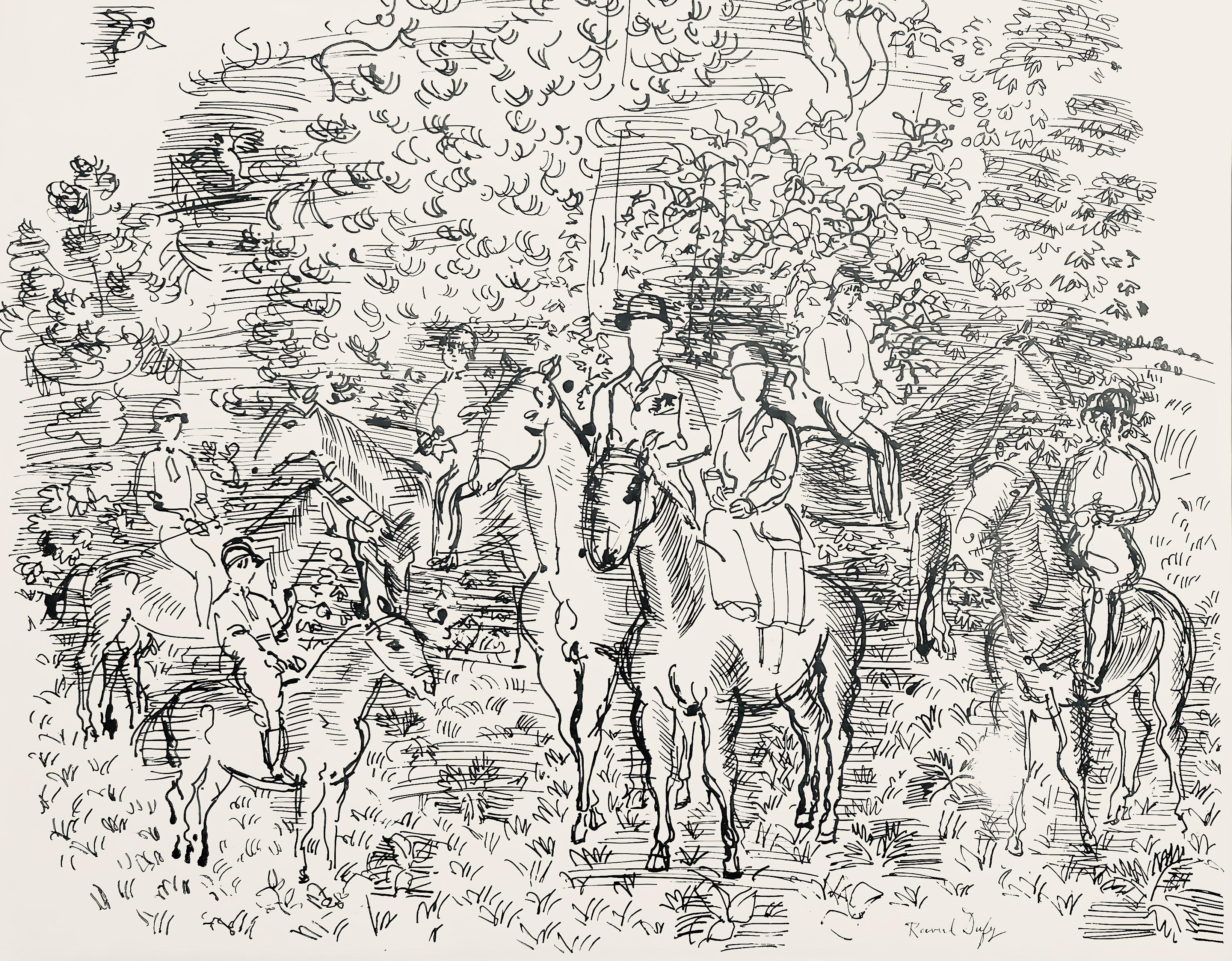 Dufy, dessin, Lettre à mon peintre Raoul Dufy (d'après)