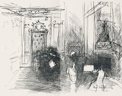 Vintage Dufy, Dessin, Lettre à mon peintre Raoul Dufy (after)