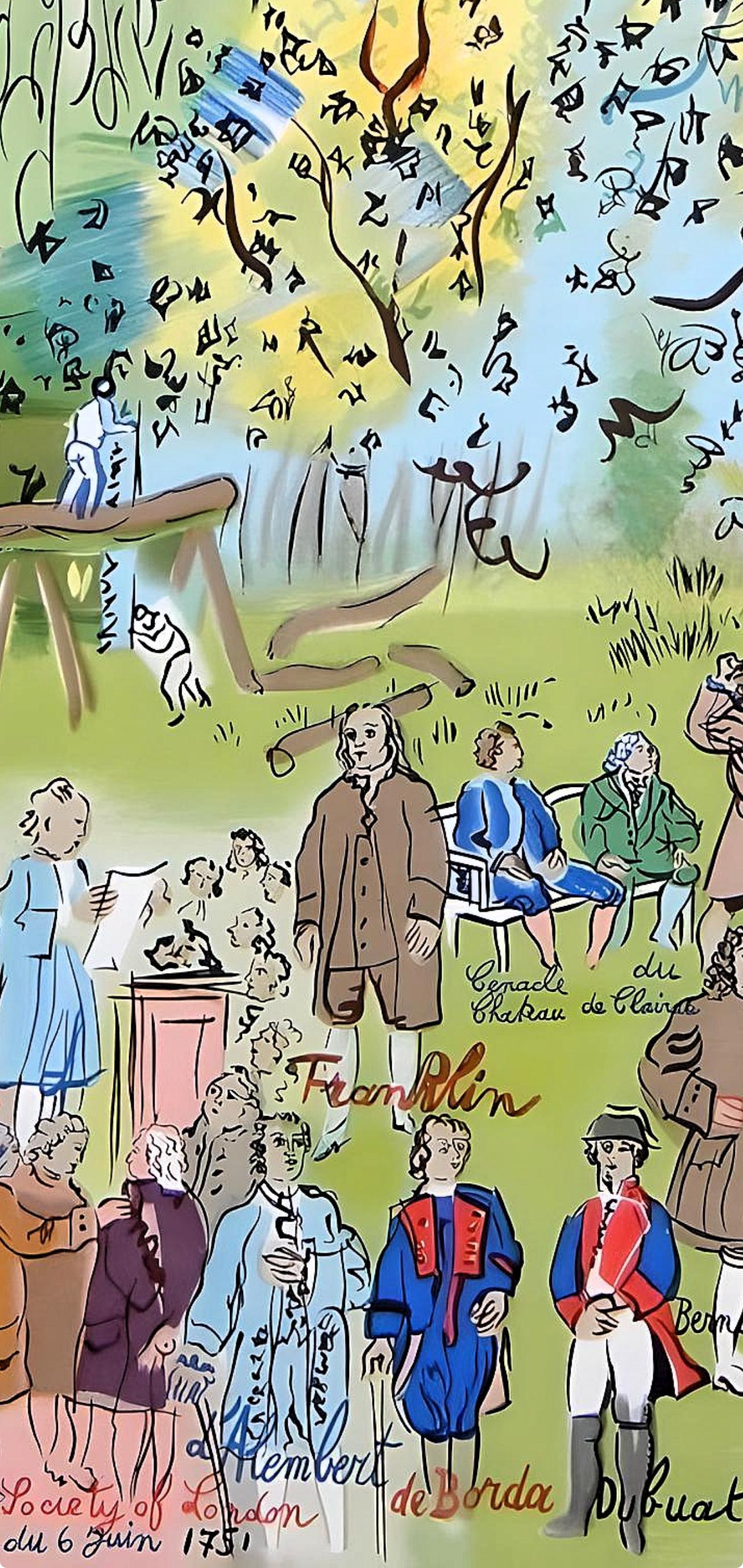 Dufy, Études : Histoire de l'Életricité, Lettre à mon peintre Raoul Dufy (d'après) en vente 11