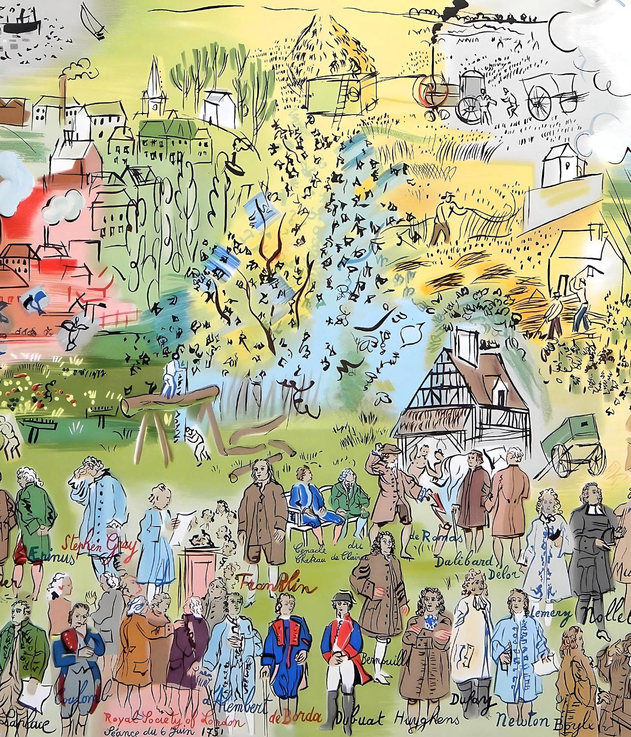 Dufy, Études : Histoire de l'Életricité, Lettre à mon peintre Raoul Dufy (d'après) en vente 1