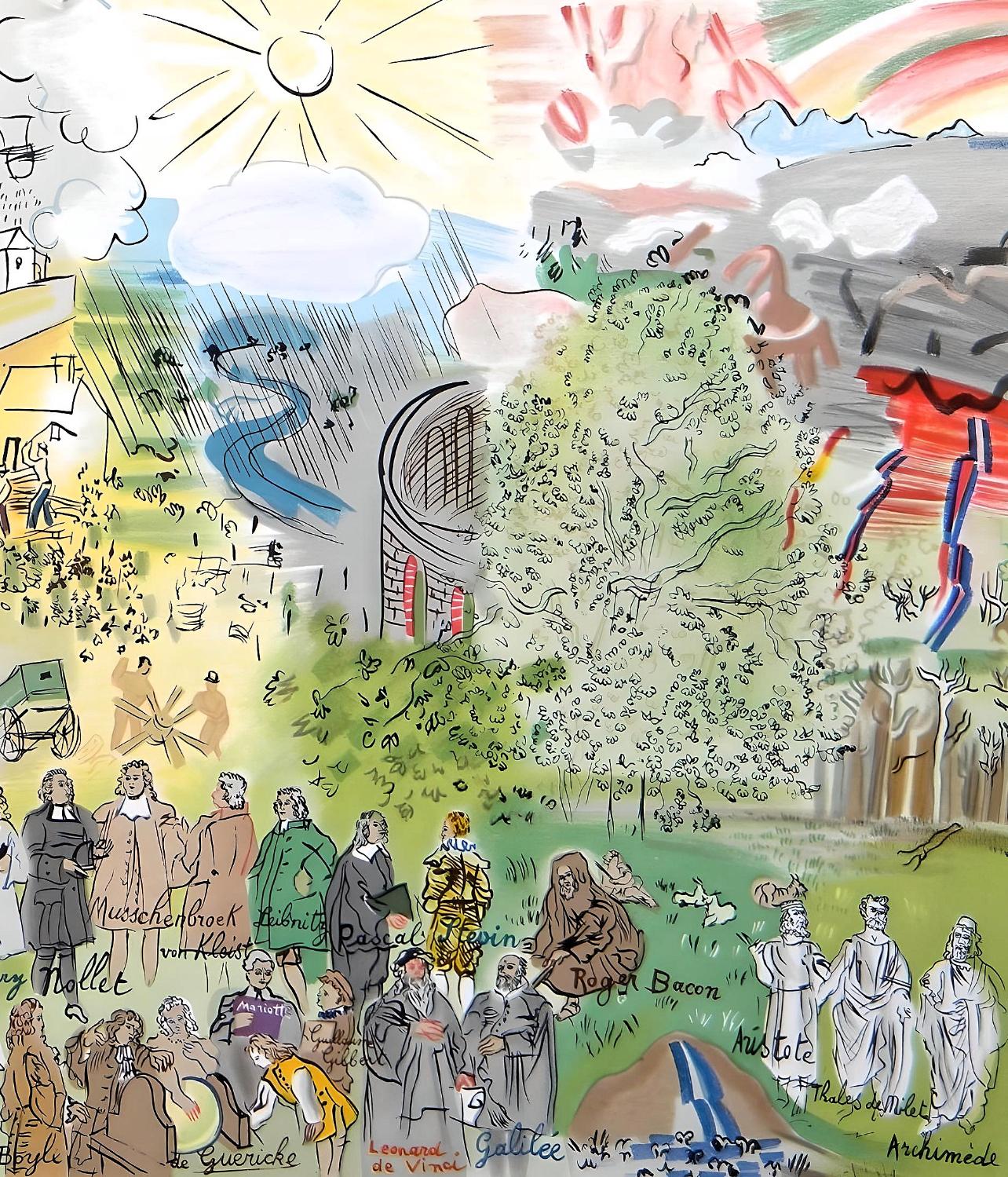 Dufy, Études : Histoire de l'Életricité, Lettre à mon peintre Raoul Dufy (d'après) en vente 2