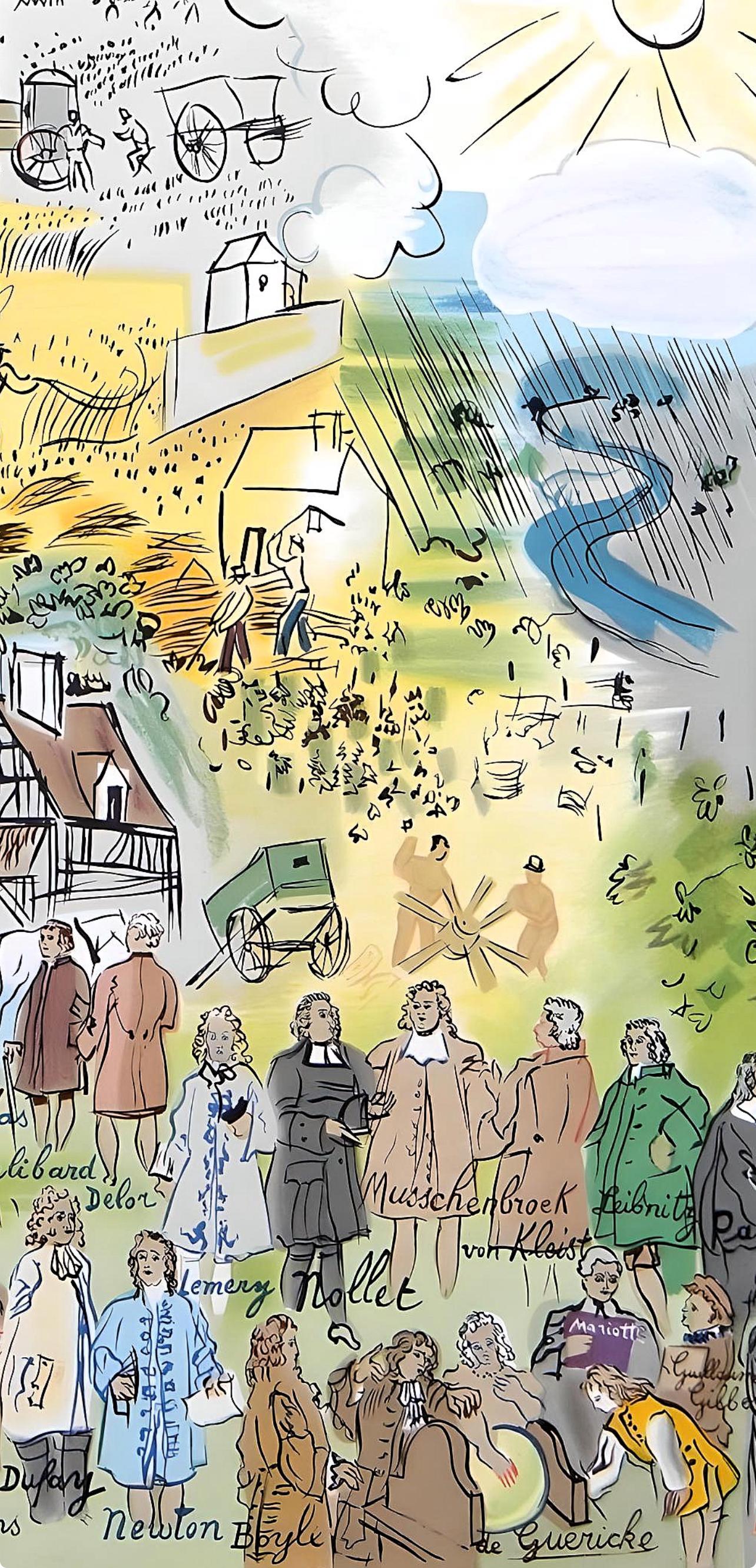Dufy, Études : Histoire de l'Életricité, Lettre à mon peintre Raoul Dufy (d'après) en vente 6
