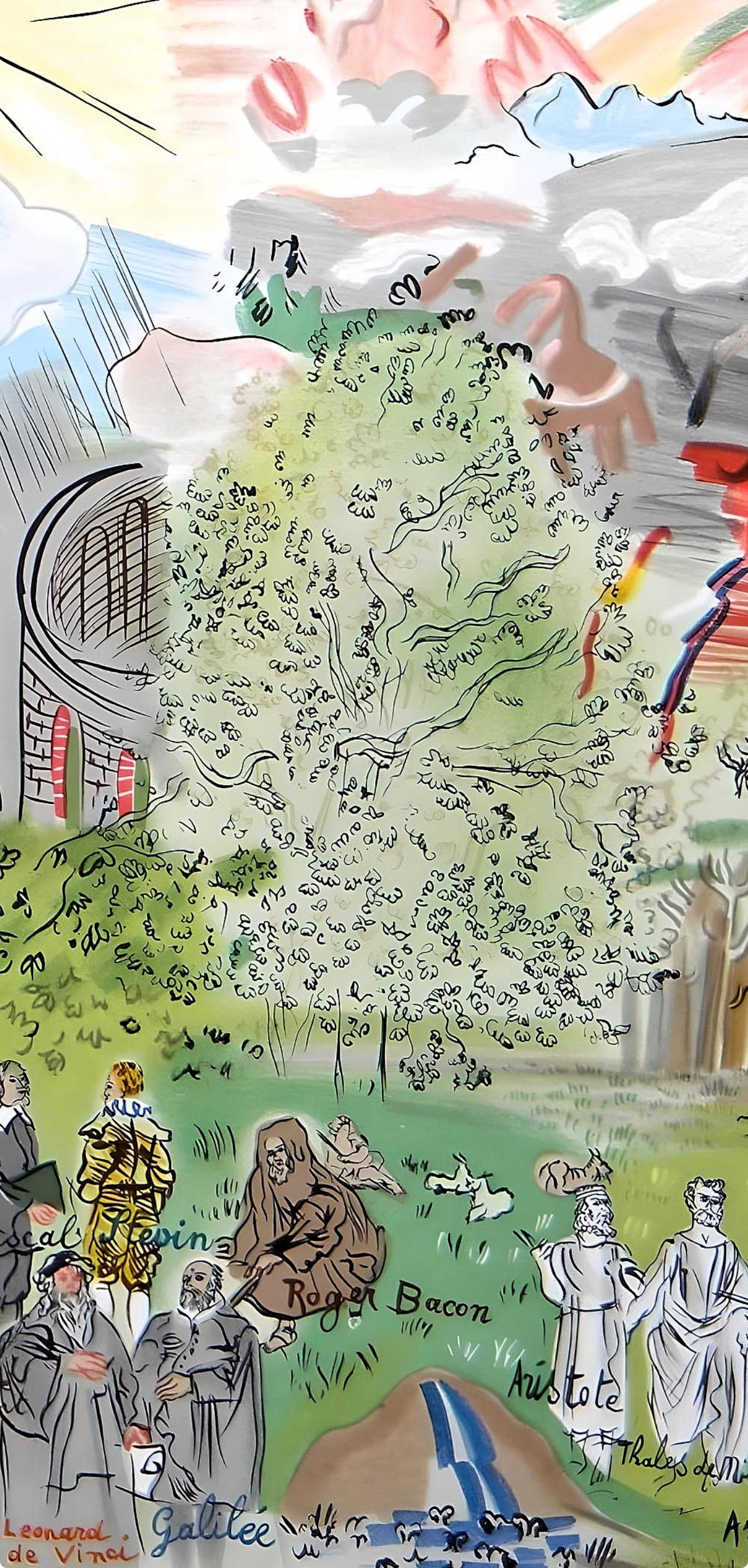 Dufy, Études : Histoire de l'Életricité, Lettre à mon peintre Raoul Dufy (d'après) en vente 8