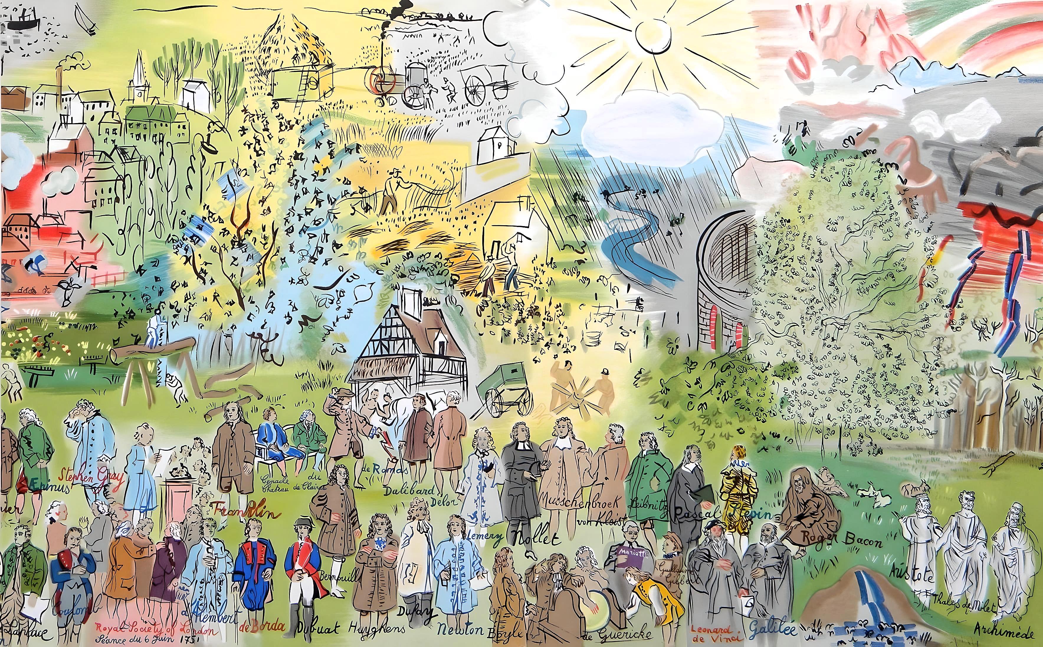 Dufy, Estudios: Histoire de l'Életricité, Lettre à mon peintre Raoul Dufy (after)