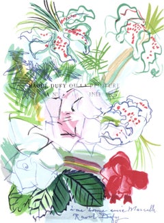 Dufy, Fleurs peintes, Lettre à mon peintre Raoul Dufy (after)