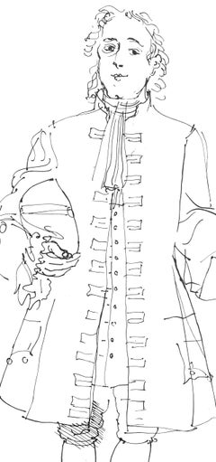 Raoul Dufy, Isaac Newton, from Letter to My Painter Raoul Dufy, 1965 (after)