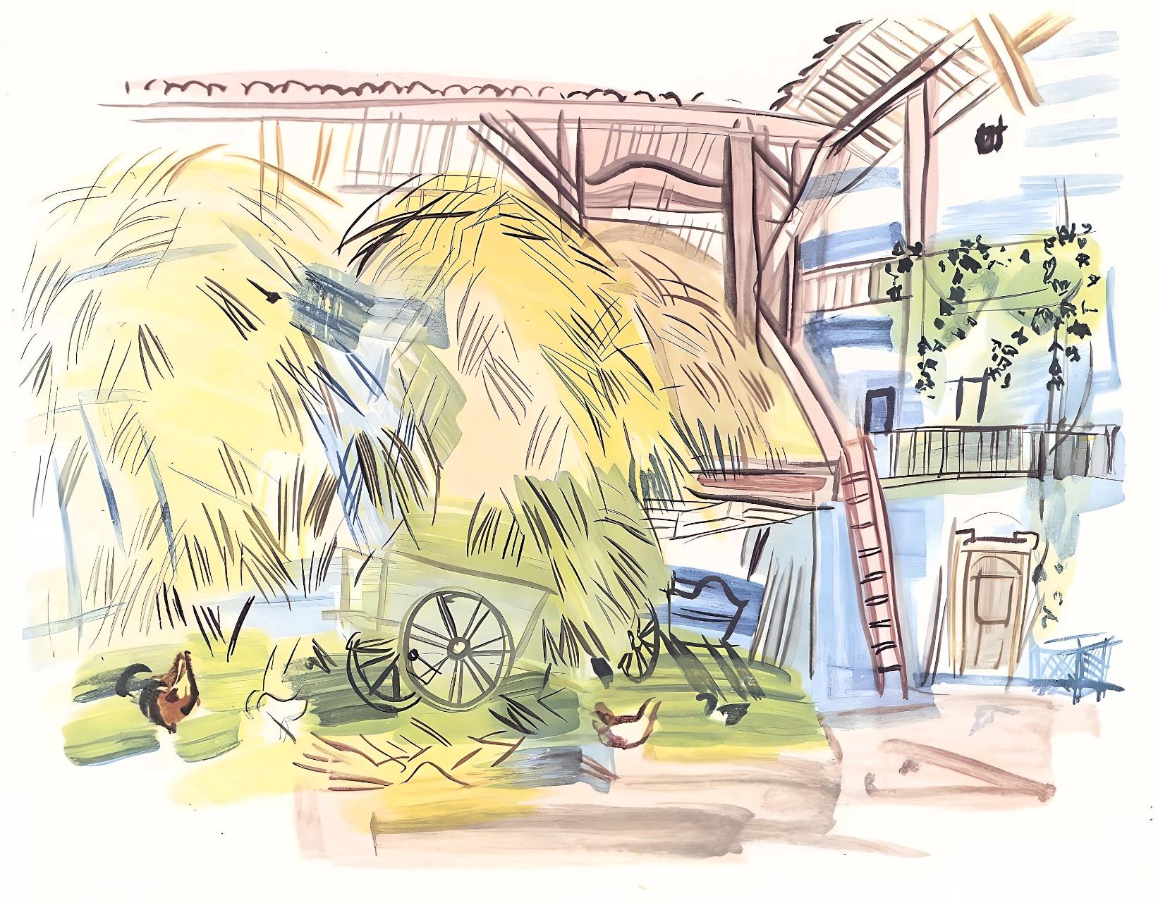 Dufy, La belle Grange de Lestel, Vacances forcées (d'après)