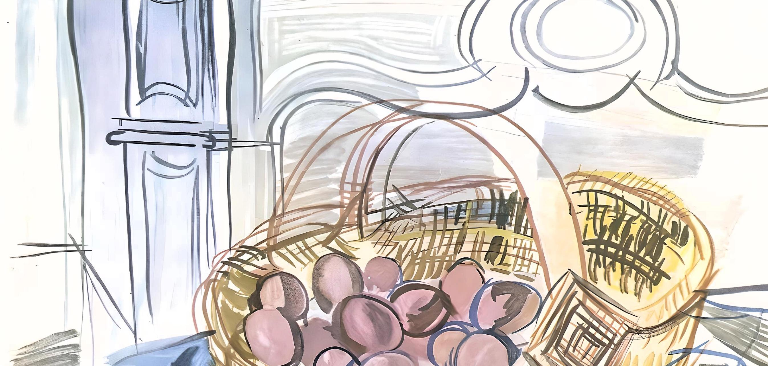 Dufy, La corbeille aux œufs, Vacances forcées (après) - Print de Raoul Dufy