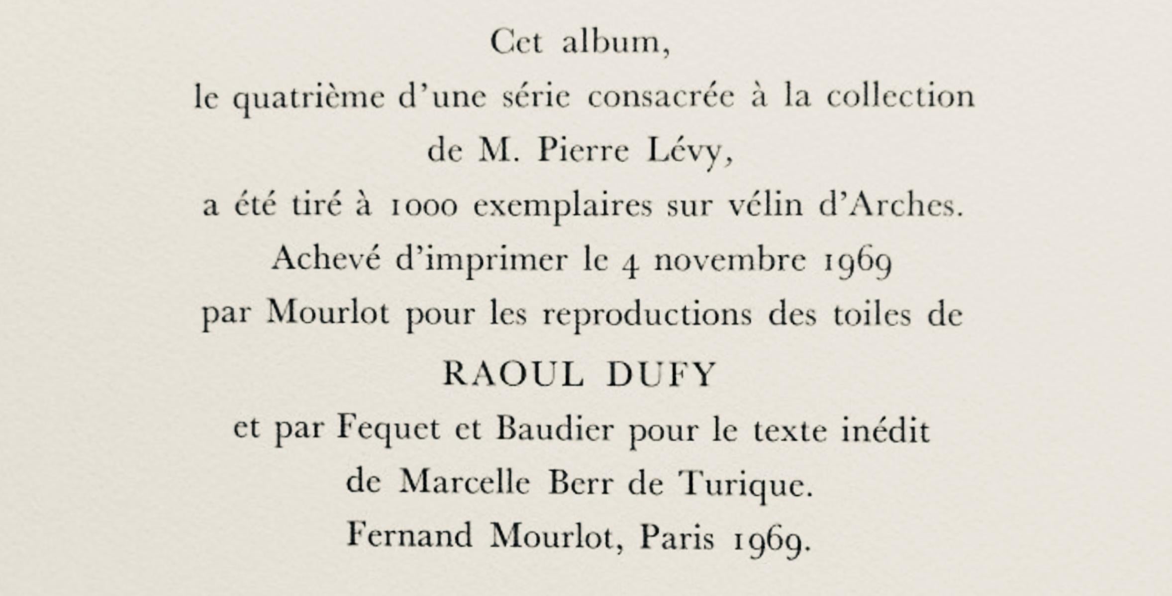 Dufy, L’atelier de Impasse Guelma, Raoul Dufy, Collection P. Lévy (after) For Sale 9