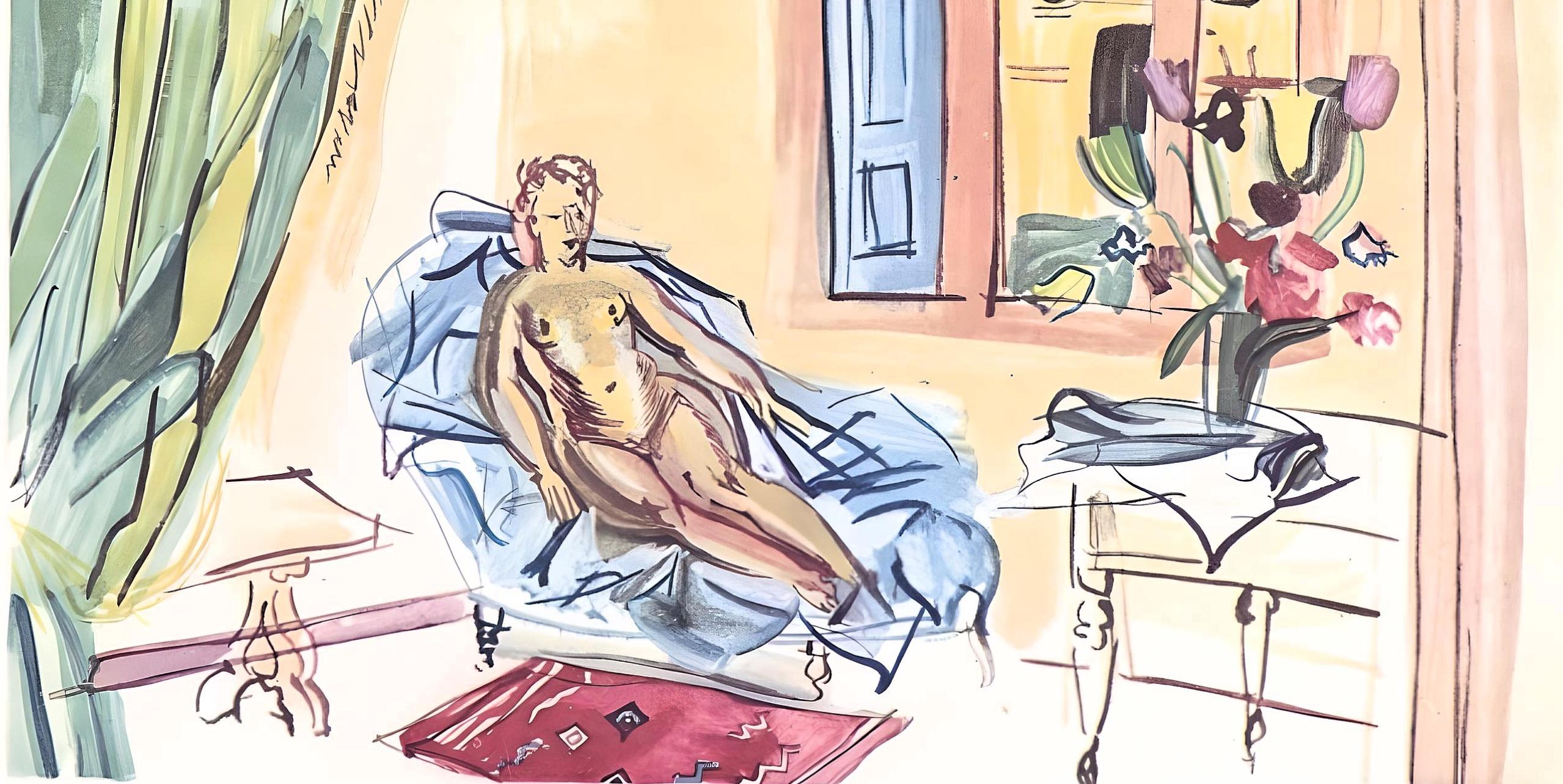 Dufy, L'atelier de Perpignan, Vacances forcées (after) - Print by Raoul Dufy