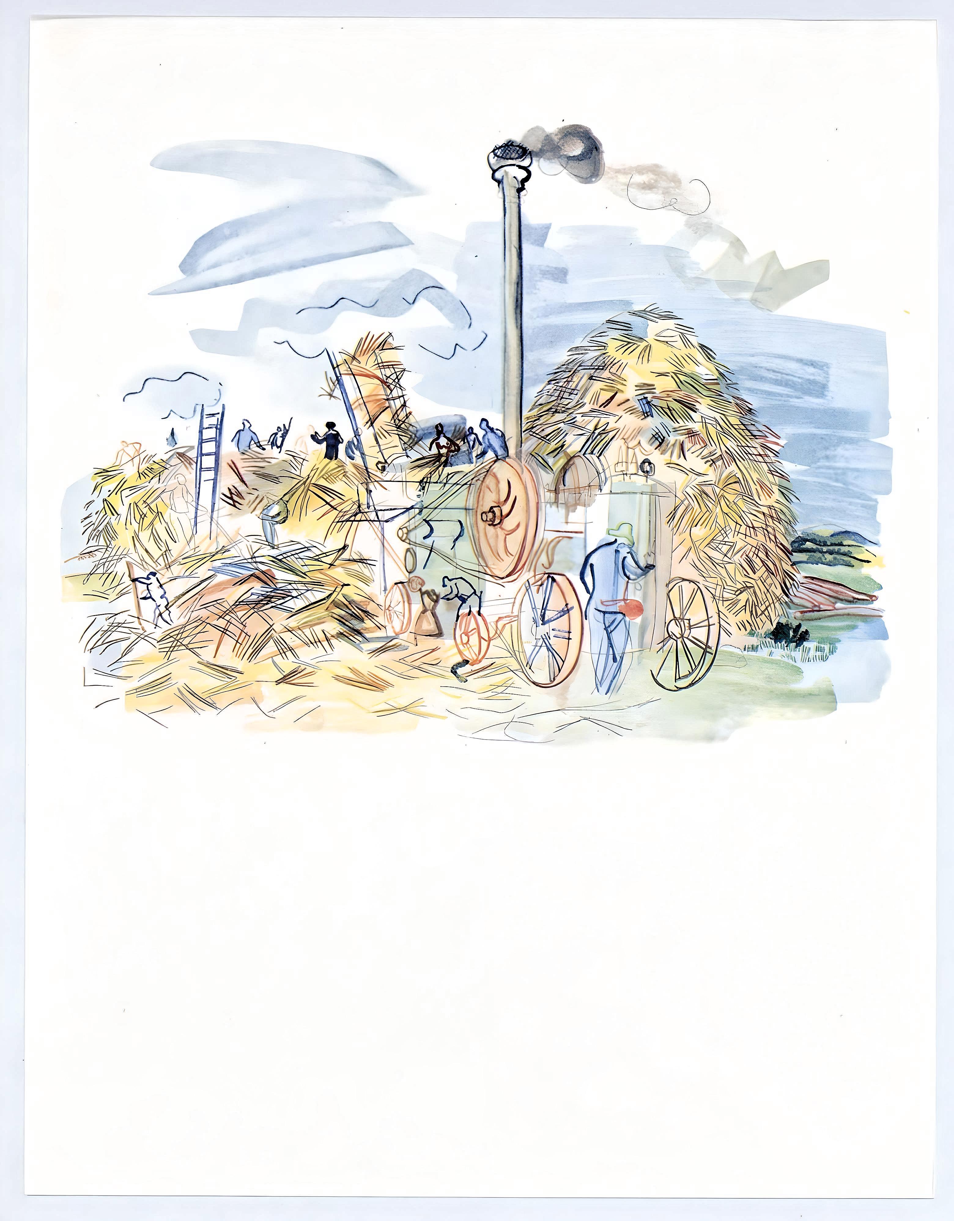 Medium: Lithographie auf Papier bouffant des Papeteries de Casteljoux
Jahr: 1970
Papierformat: 12 x 9,25 Zoll
Beschriftung: Unsigniert und nicht nummeriert, wie ausgegeben
Anmerkungen: Aus dem Folio, Vacances forcées 1970. Herausgegeben von Éditions