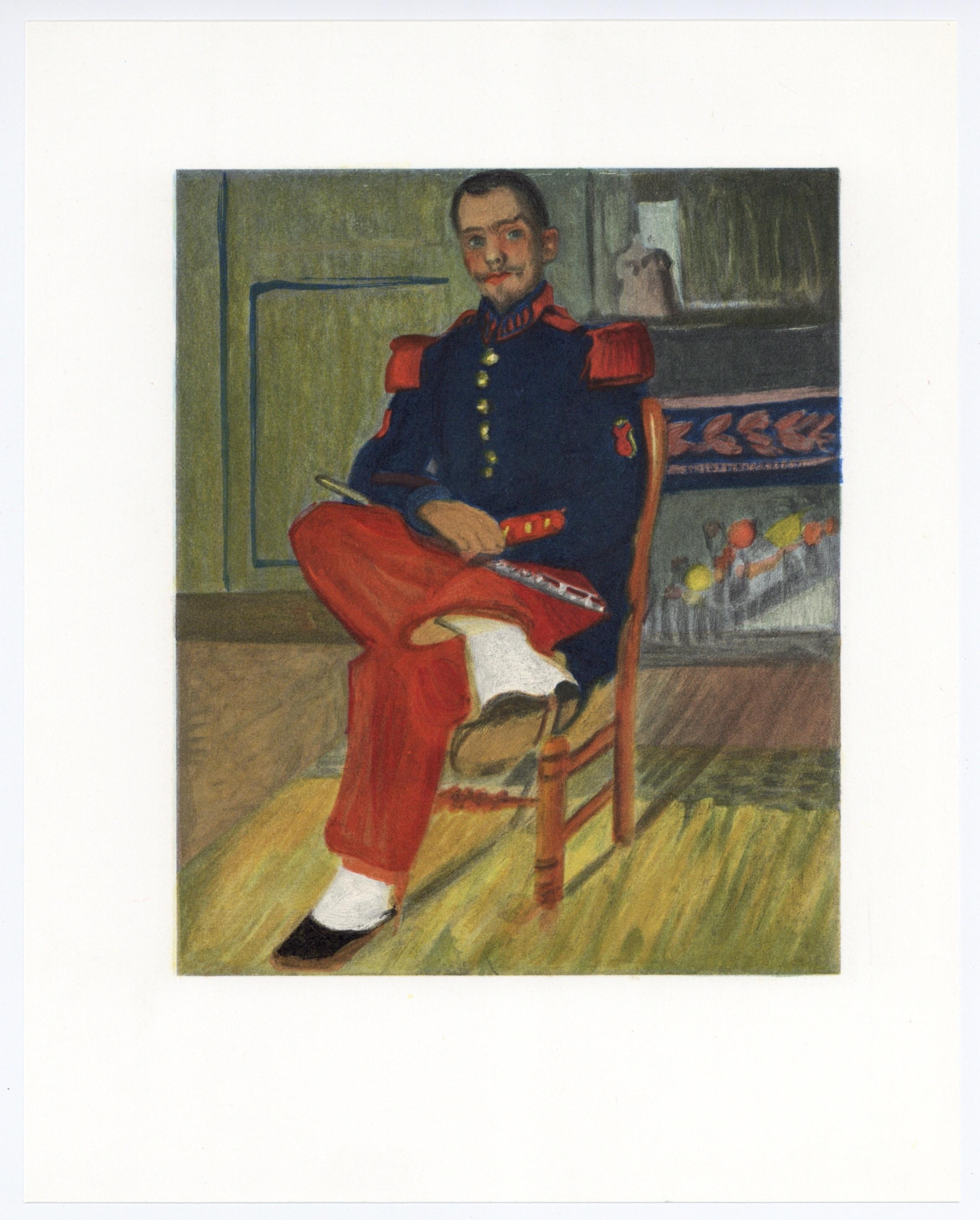 Dufy, Le Flûtiste, Lettre à mon peintre Raoul Dufy (after) For Sale 4