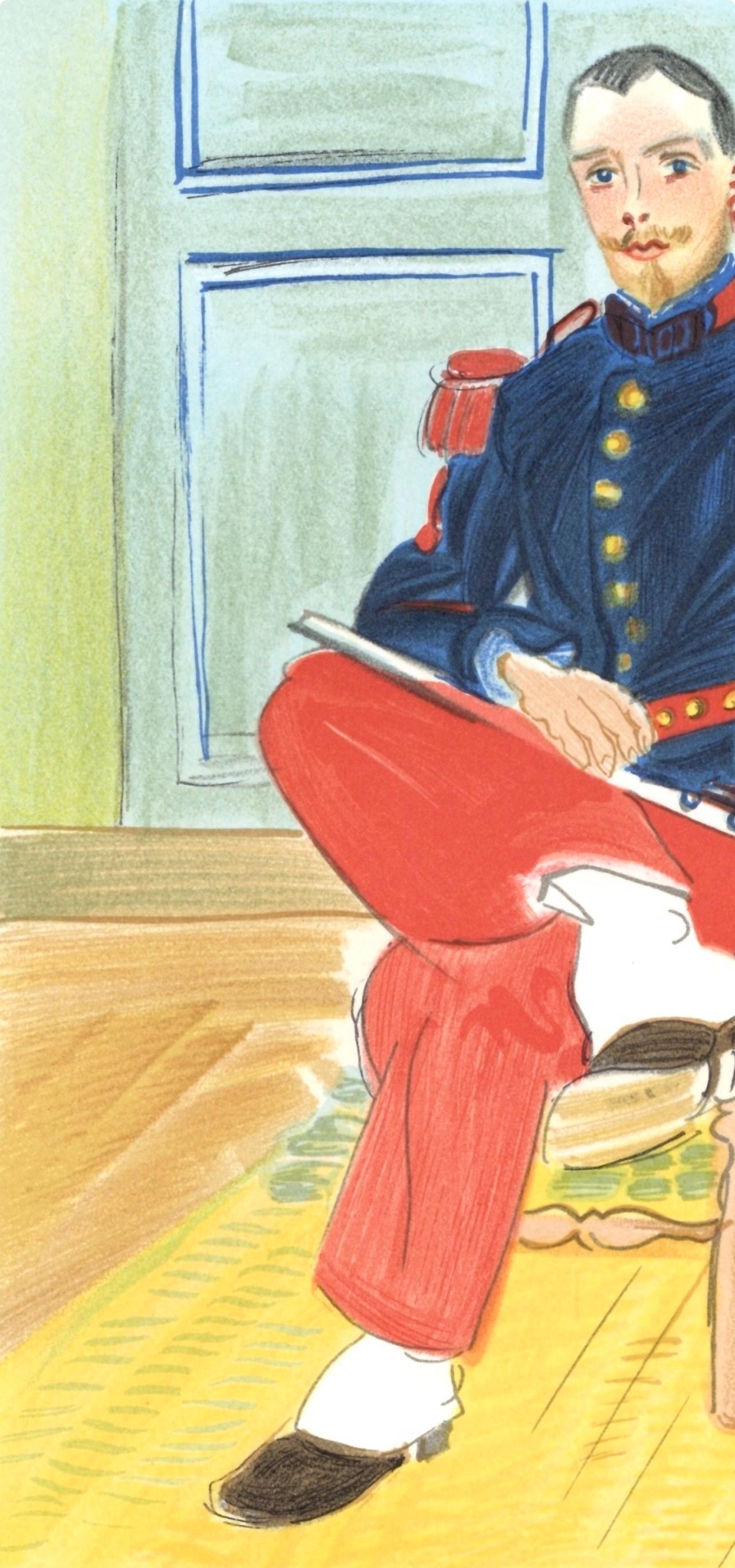 Dufy, Le Flûtiste, réplique, Lettre à mon peintre Raoul Dufy (d'après) en vente 2
