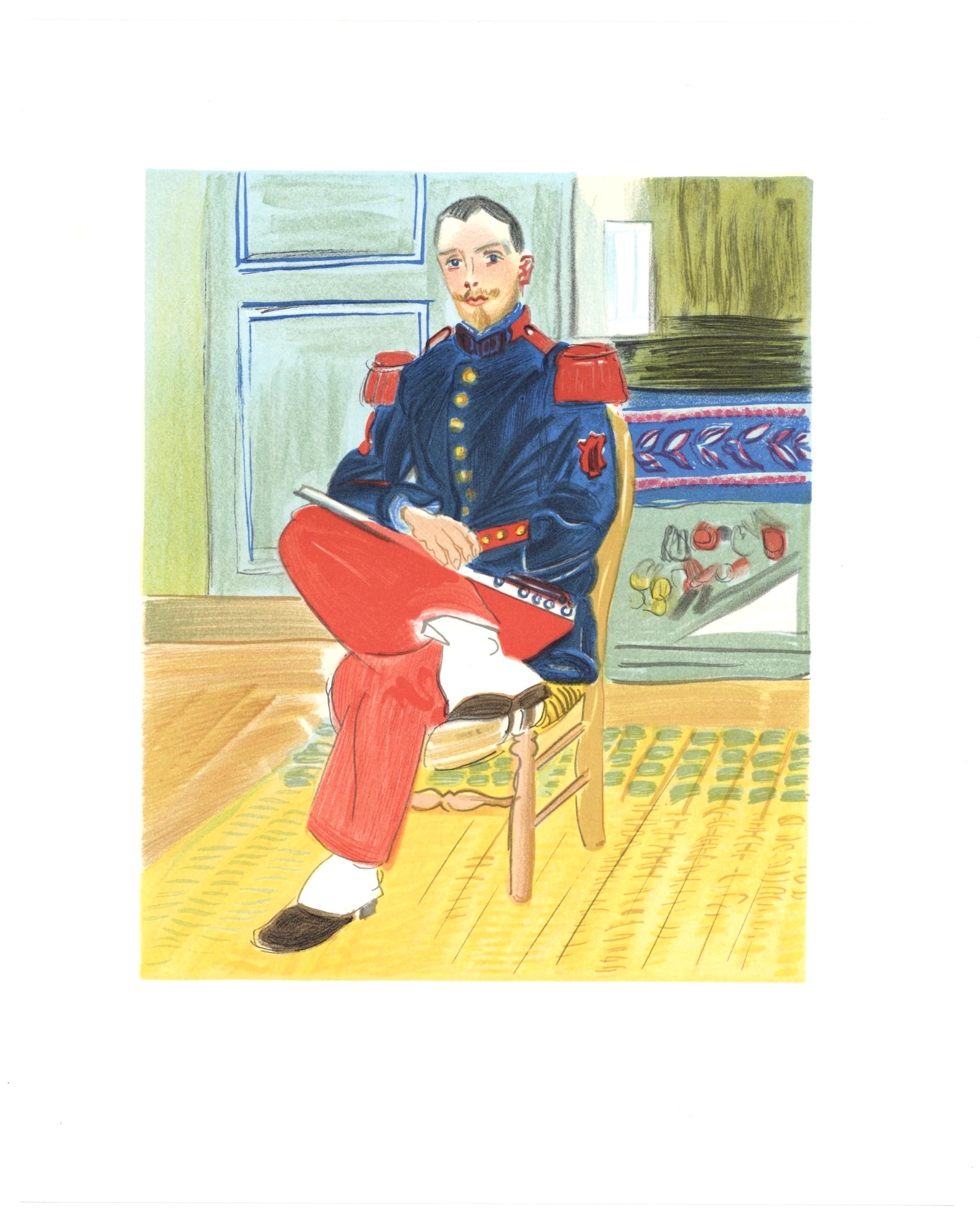 Dufy, Le Flûtiste, réplique, Lettre à mon peintre Raoul Dufy (d'après) en vente 4