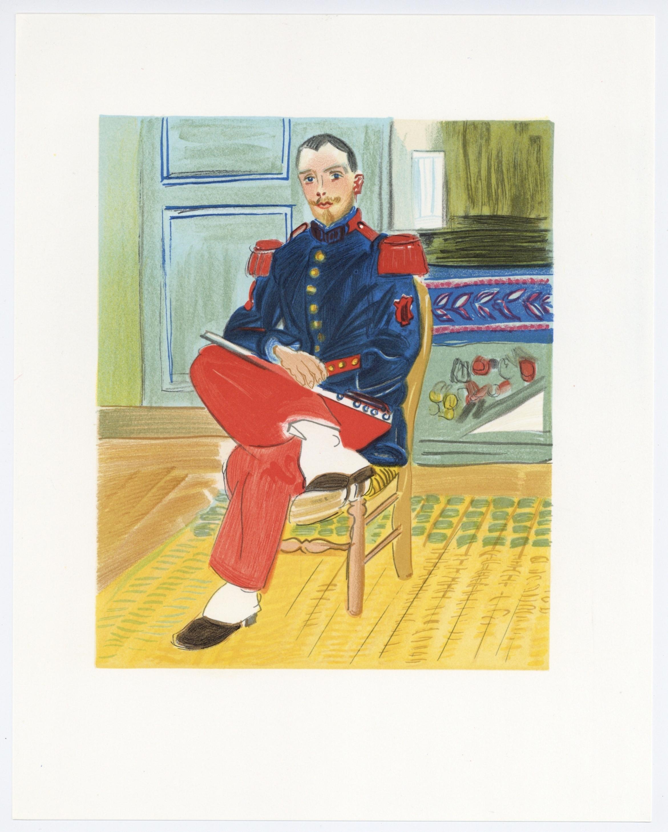 Dufy, Le Flûtiste, réplique, Lettre à mon peintre Raoul Dufy (after) For Sale 5