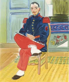 Dufy, Le Flûtiste, réplique, Lettre à mon peintre Raoul Dufy (d'après)