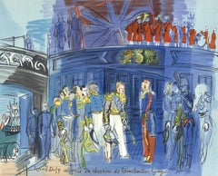 Vintage Dufy, Le Prince de Joinville reçu à bord d'une fregate anglaise (after)