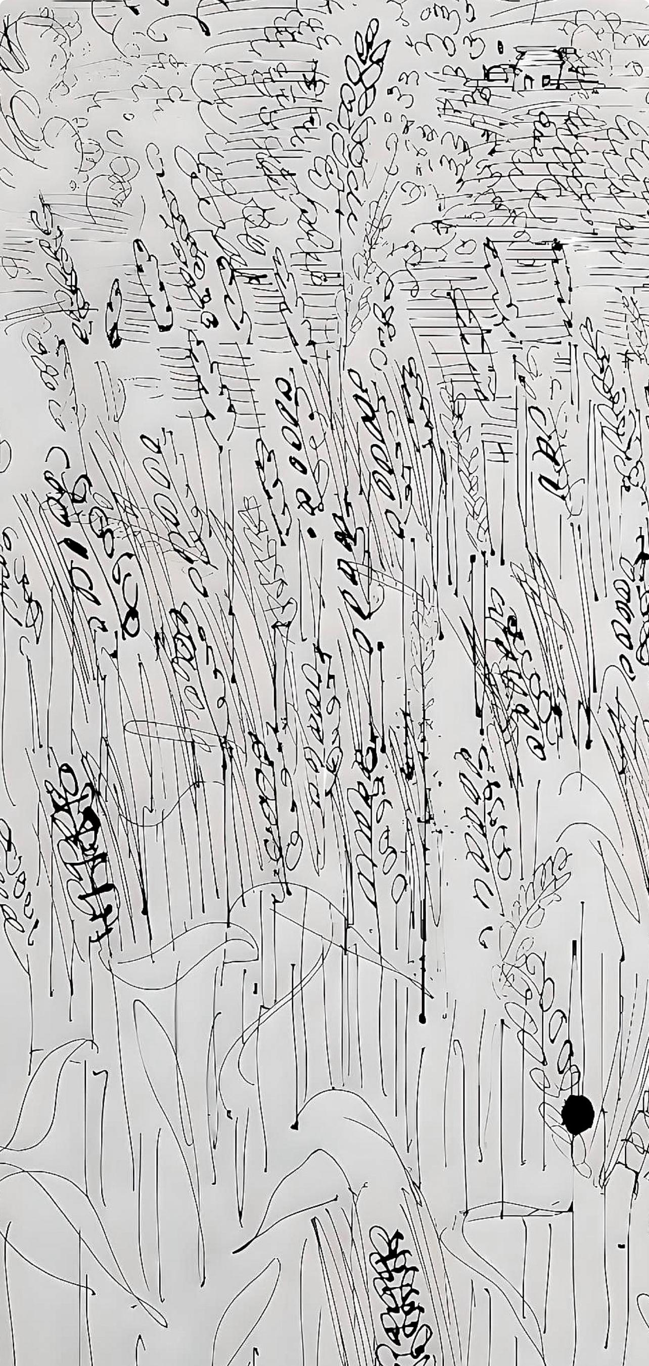 Dufy, Les blés, Dix Reproductions (after) - Print by Raoul Dufy