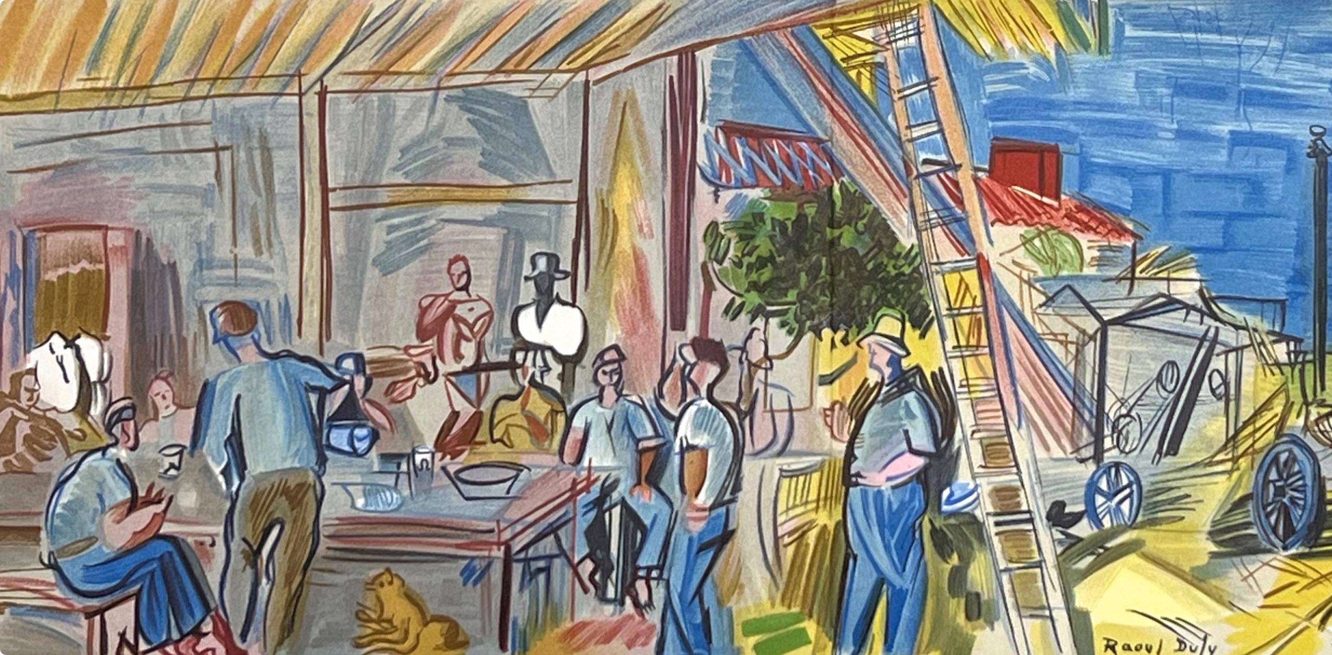 Dufy, Les Moissonneurs, Lettre à mon peintre Raoul Dufy (after) For Sale 1
