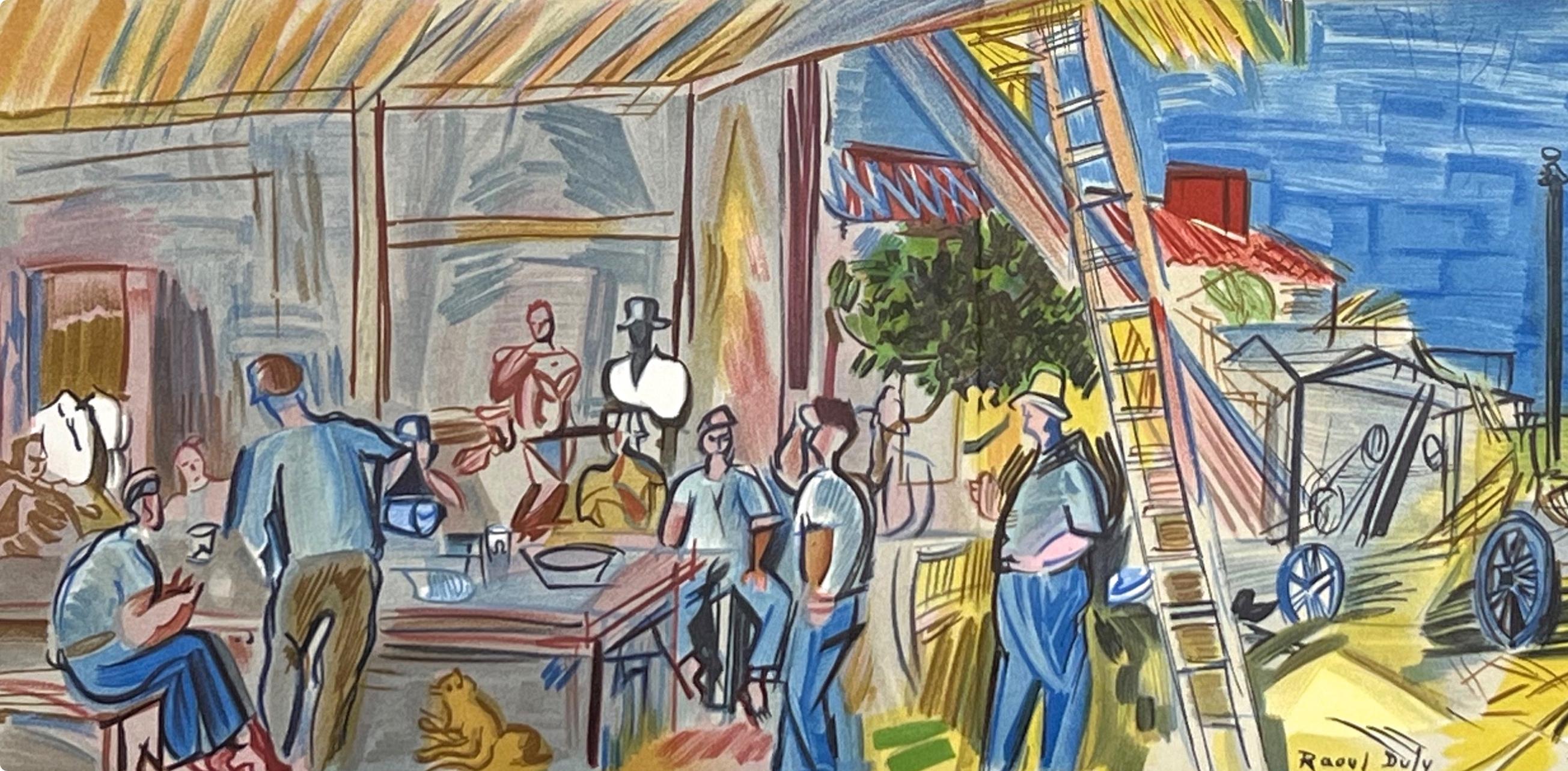 Dufy, Les Moissonneurs, Lettre à mon peintre Raoul Dufy (d'après) en vente 1