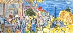 Raoul Dufy, I mietitori, da Lettera al mio pittore Raoul Dufy, 1965 (after) Raoul Dufy