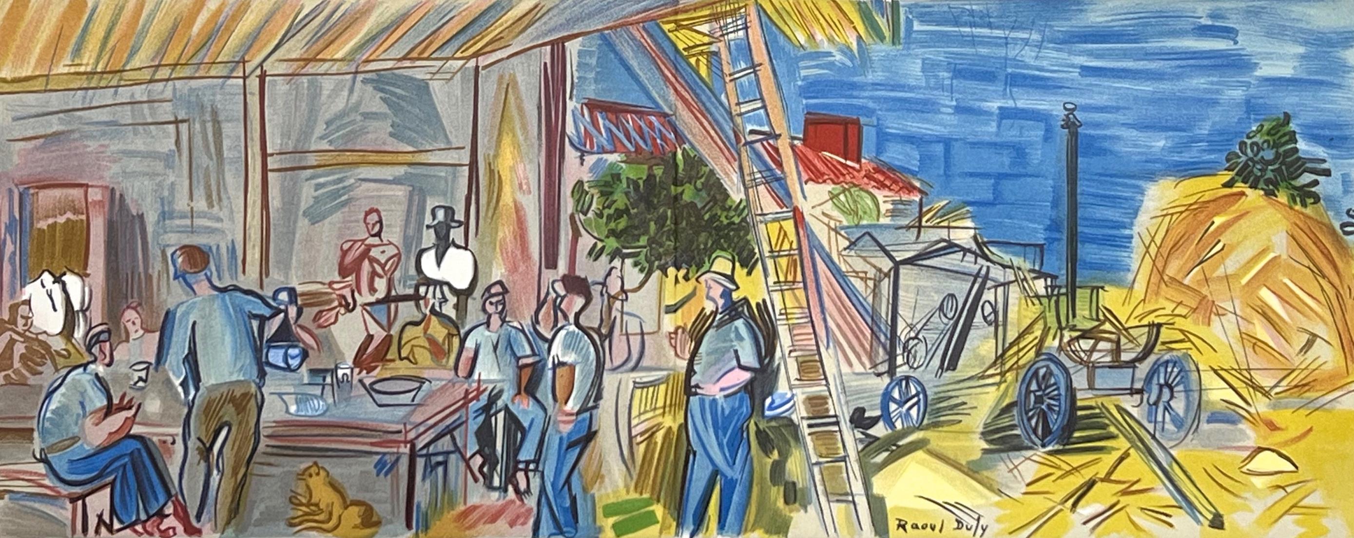Dufy, Les Moissonneurs, Lettre à mon peintre Raoul Dufy (after)