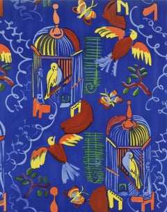 Vintage Dufy, Les Oiseaux, Lettre à mon peintre Raoul Dufy (after)