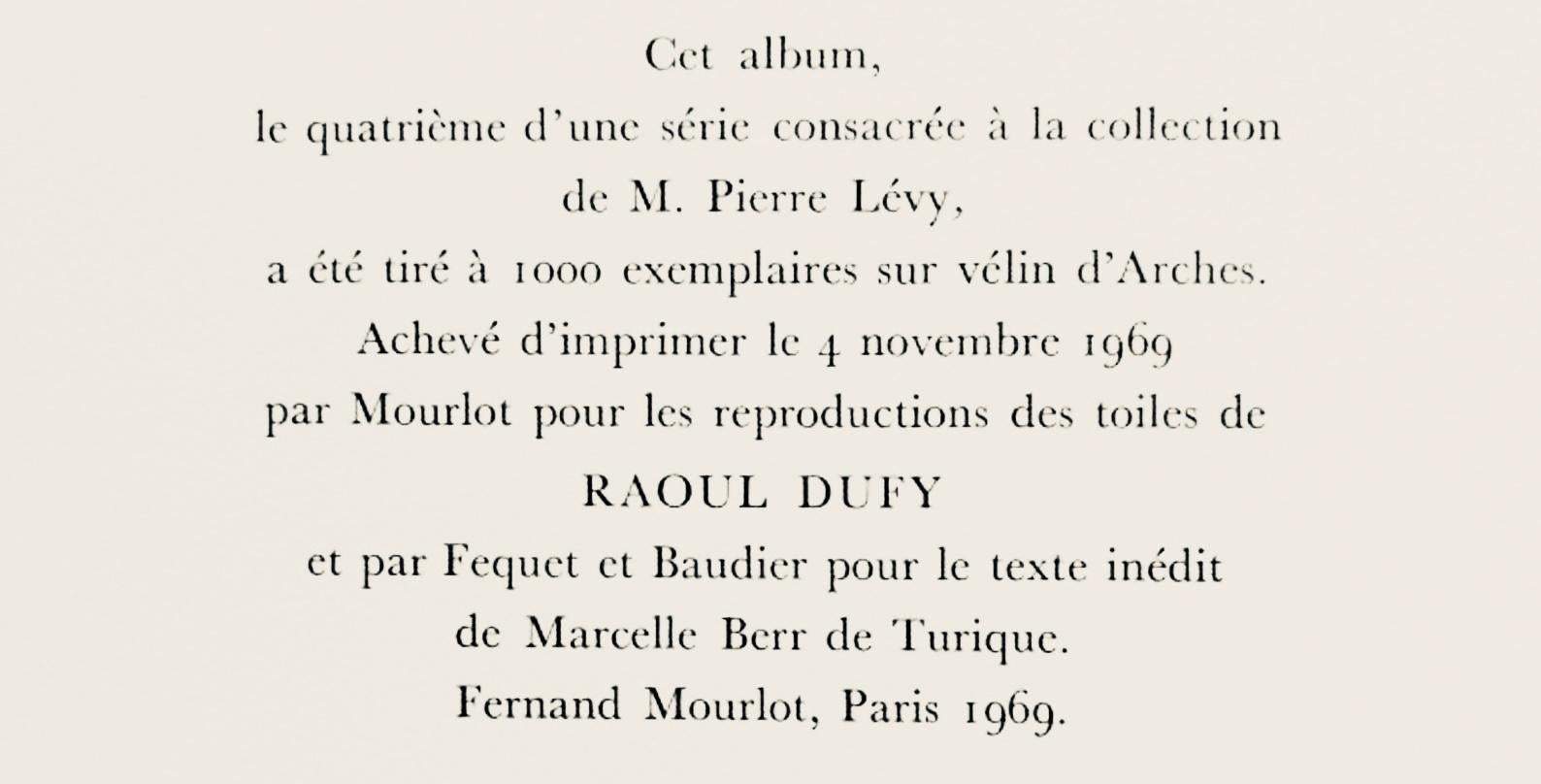 Dufy, Les Régates, Raoul Dufy, Collectional Pierre Lévy (after) 9