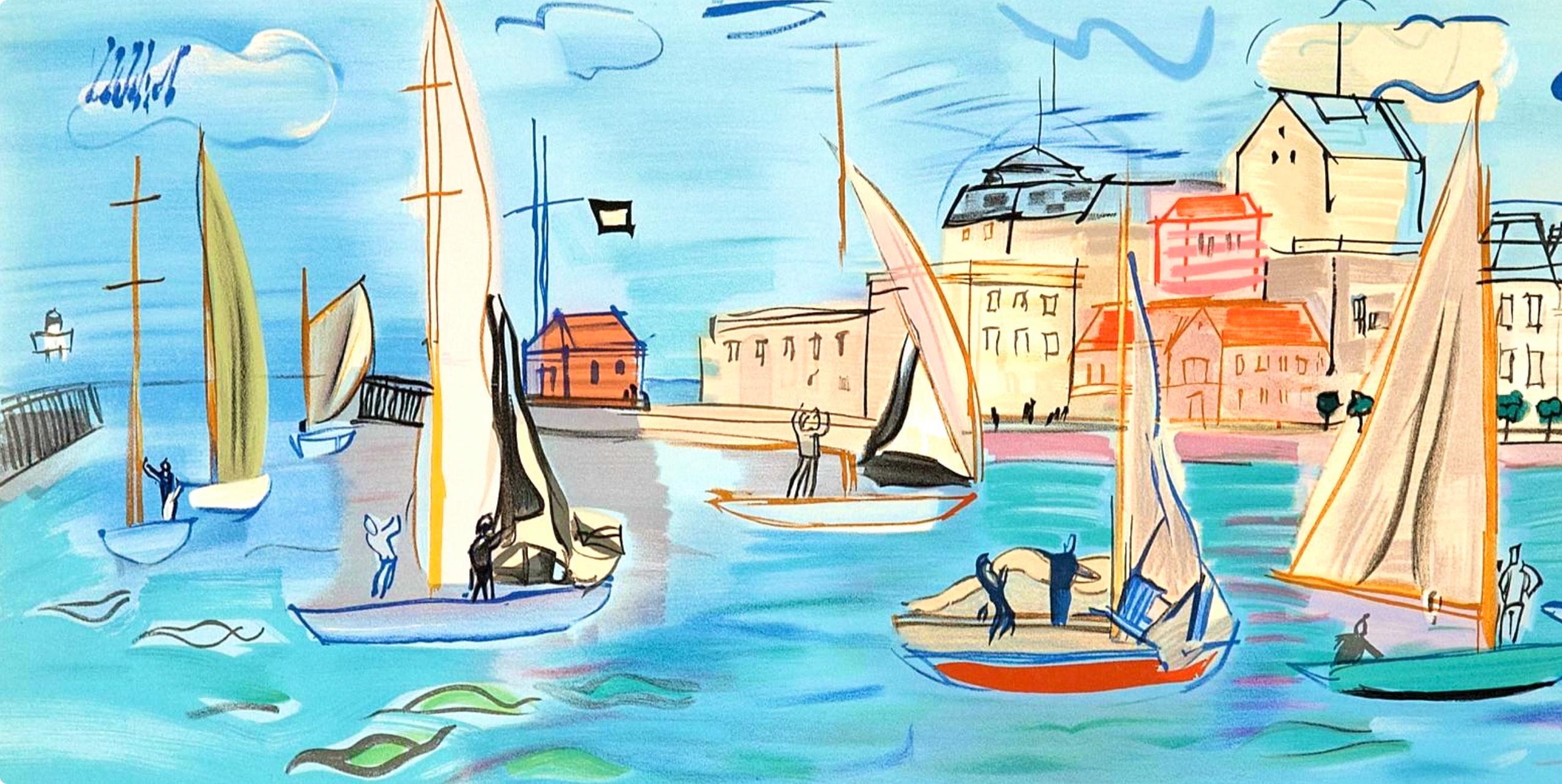 Dufy, Les Régates, Raoul Dufy, Collectional Pierre Lévy (after) 1