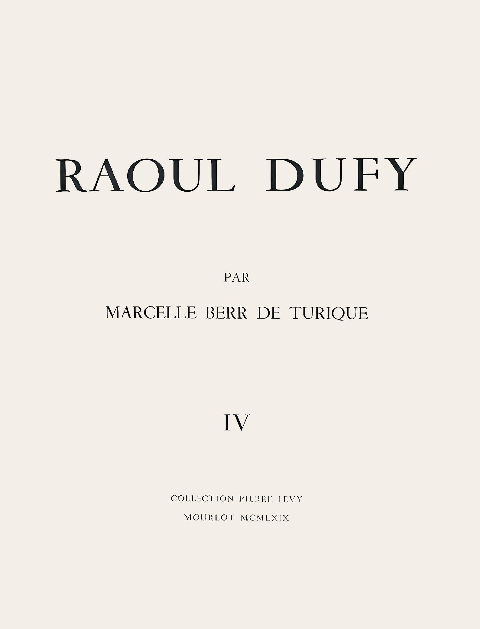Dufy, Les Régates, Raoul Dufy, Collectional Pierre Lévy (after) 8