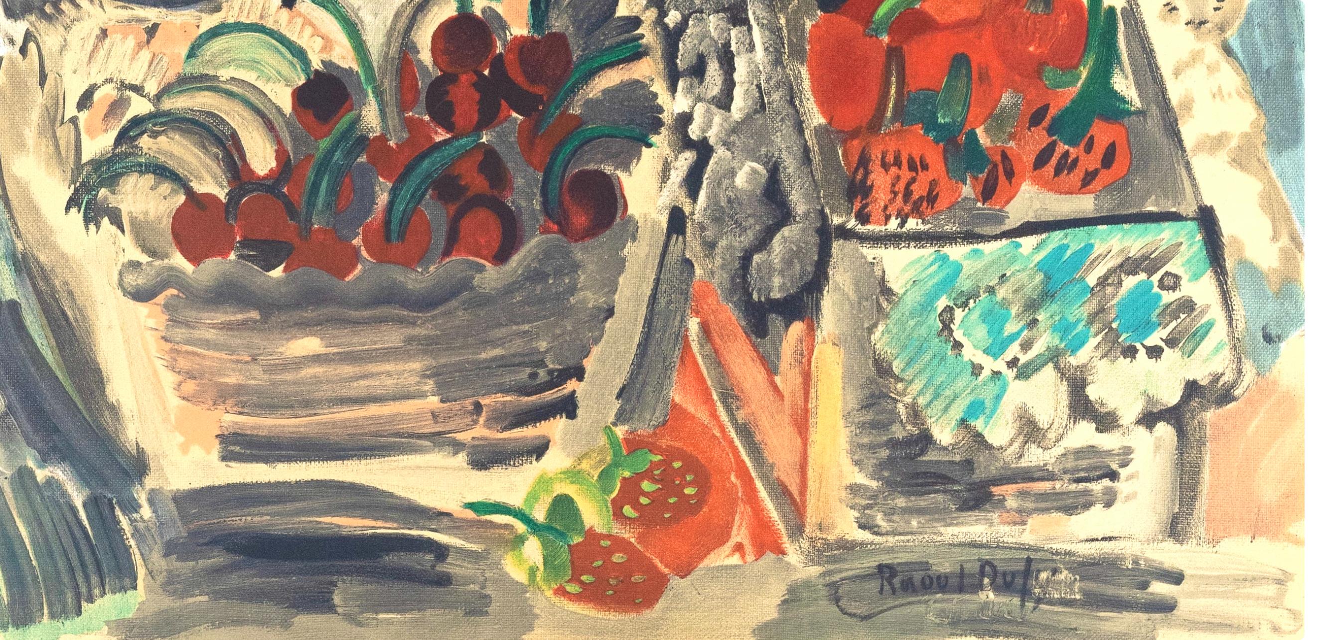 Dufy, Nature Morte Aux Fruits, Raoul Dufy, Collection Pierre Lévy (after) in vendita 3