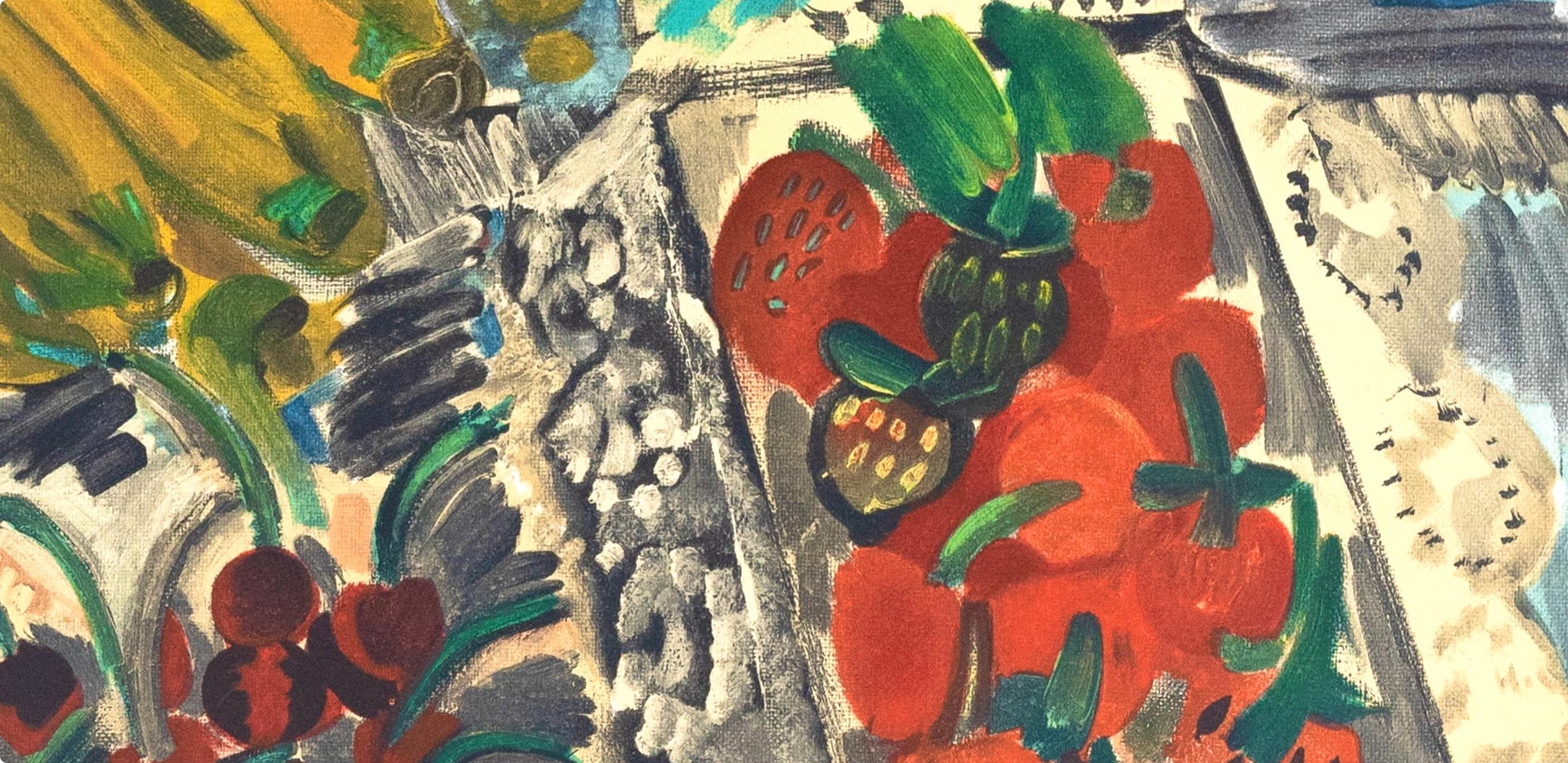 Dufy, Nature Morte Aux Fruits, Raoul Dufy, Collection Pierre Lévy (after) For Sale 6