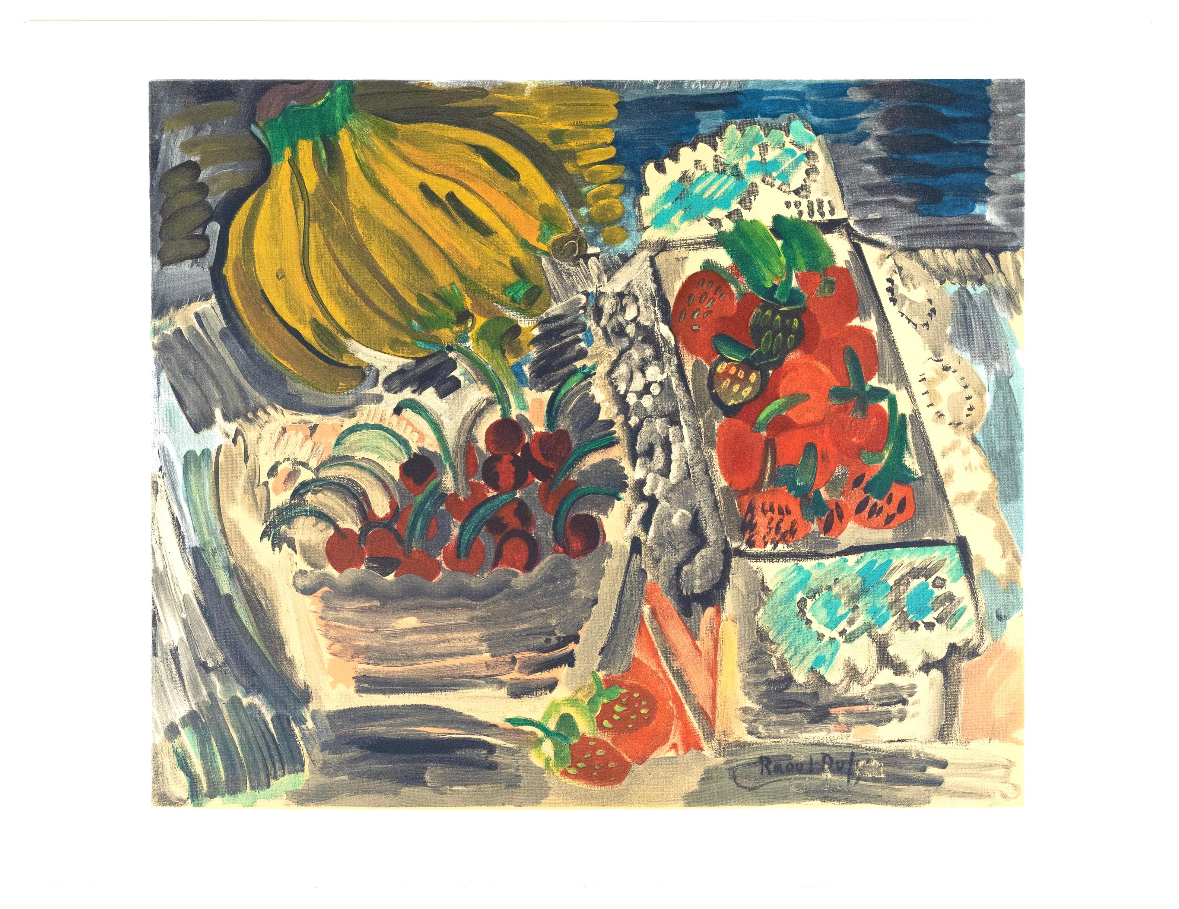 Dufy, Nature Morte Aux Fruits, Raoul Dufy, Collection Pierre Lévy (after) in vendita 7