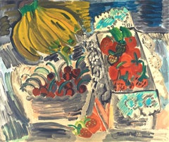 Vintage Dufy, Nature Morte Aux Fruits, Raoul Dufy, Collection Pierre Lévy (after)