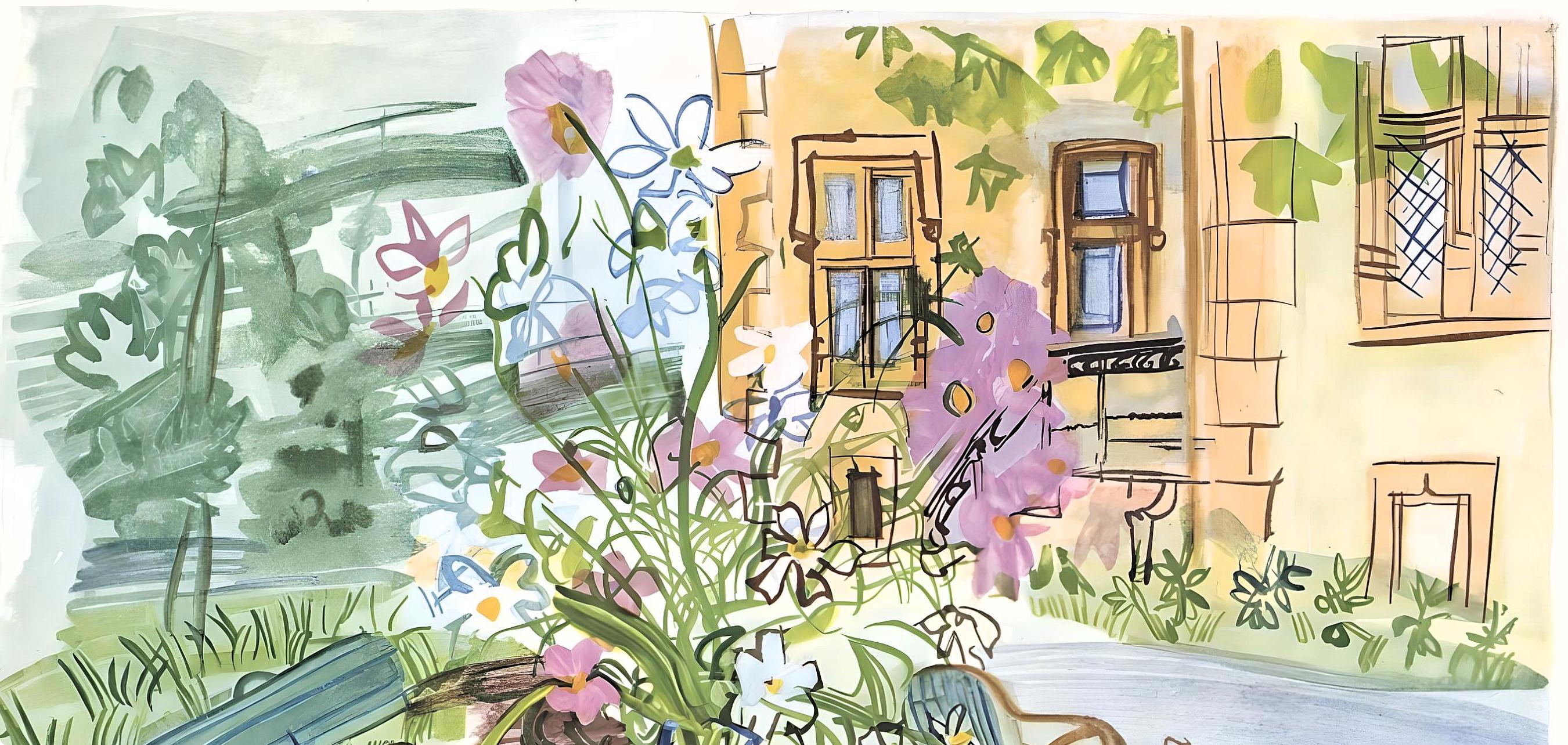 Dufy, Notre maison de Montsaunès, Vacances forcées (d'après) en vente 1