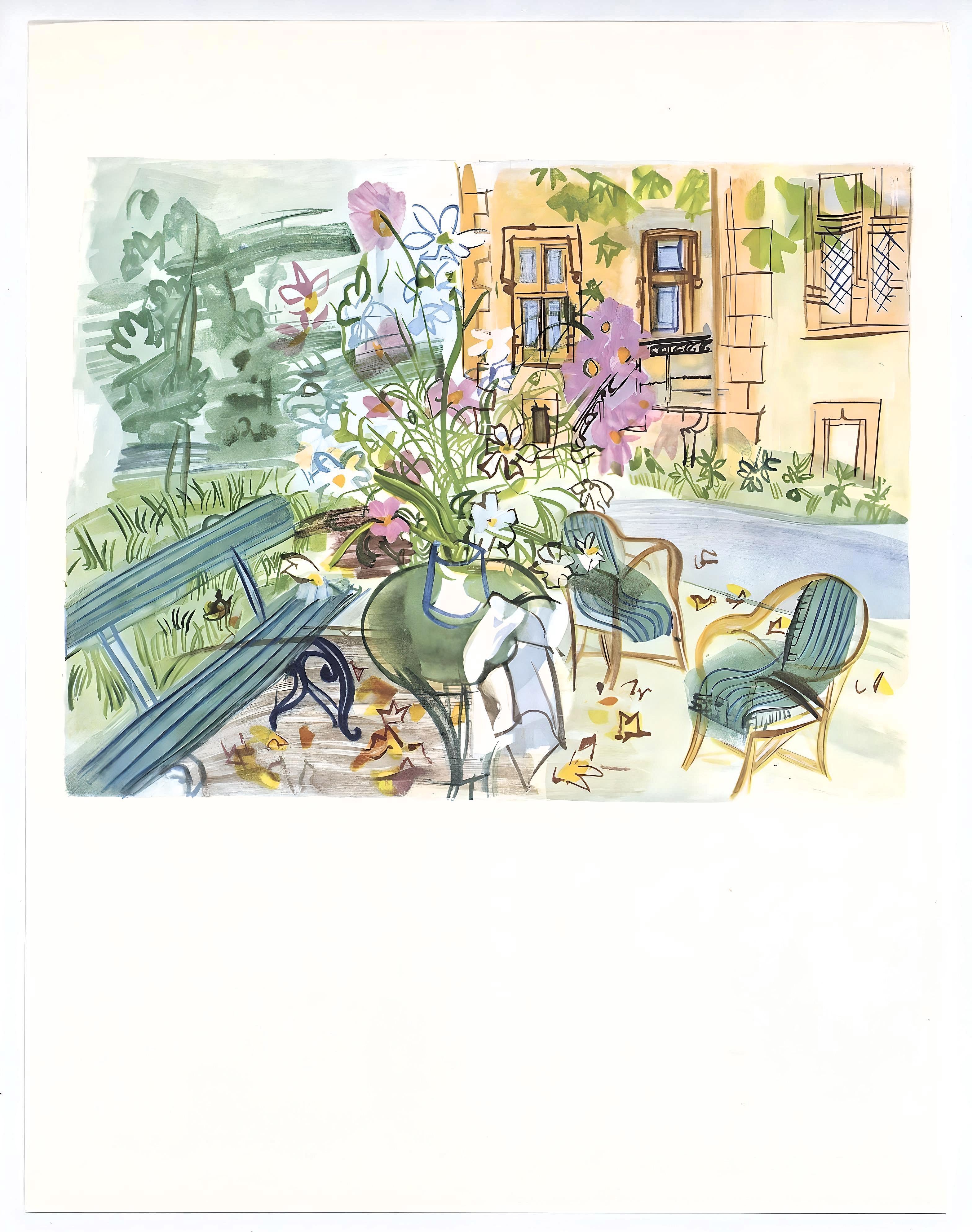 Dufy, Notre maison de Montsaunès, Vacances forcées (d'après) en vente 2