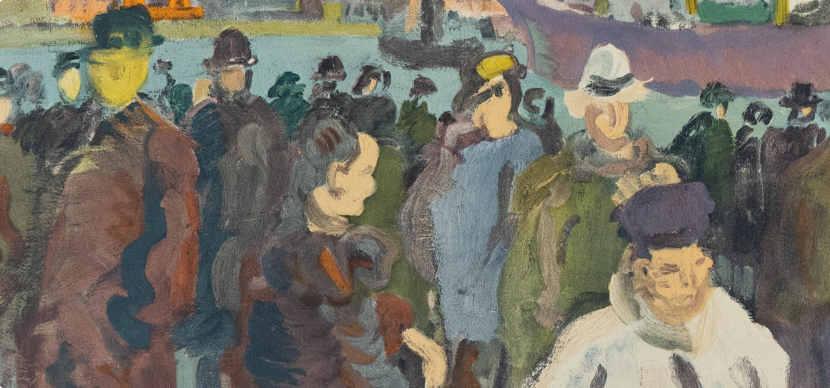 Dufy, Quai a Rouen, Raoul Dufy, Collection Pierre Lévy (after) For Sale 1