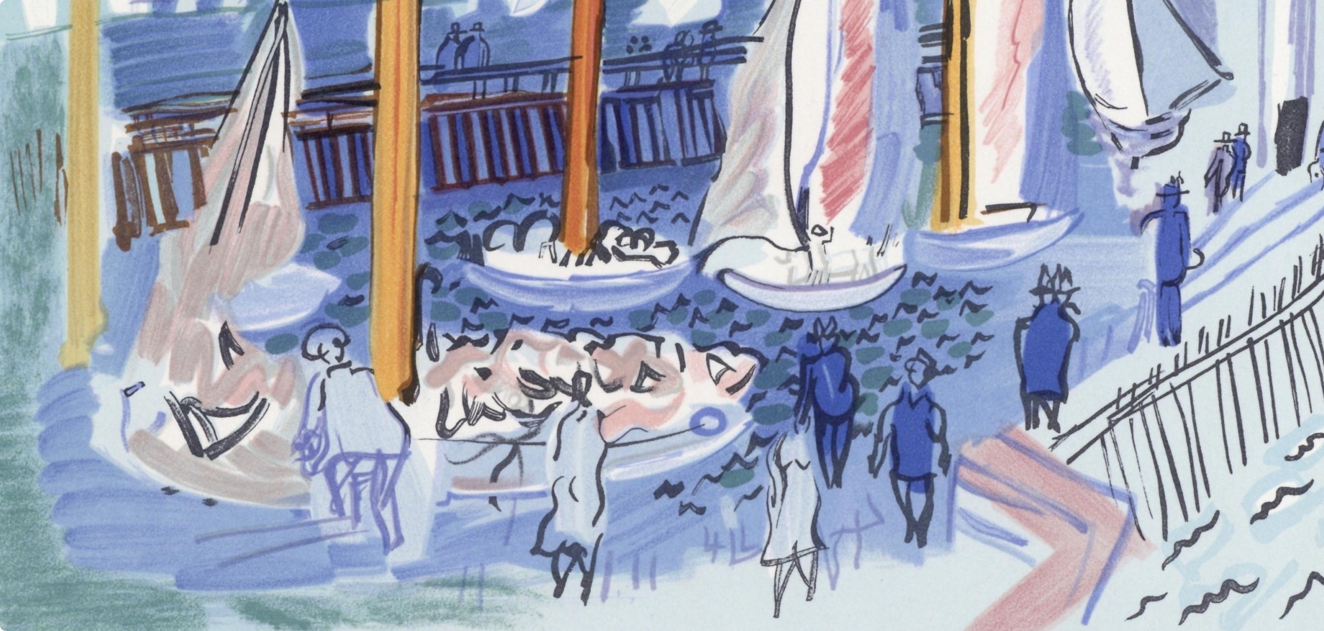 Dufy, Régates, Lettre à mon peintre Raoul Dufy (after) For Sale 1
