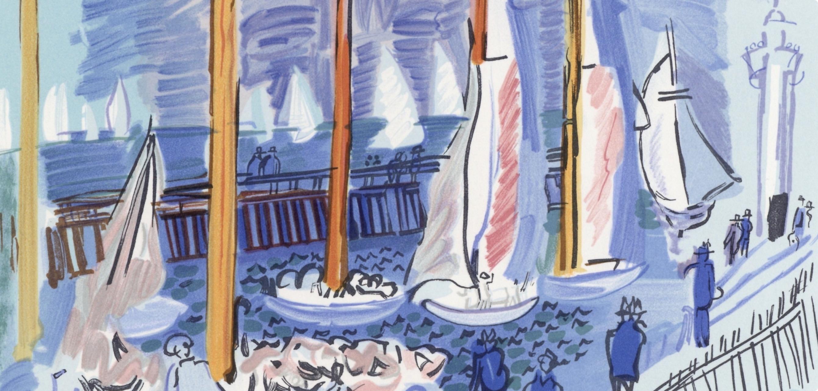 Dufy, Régates, Lettre à mon peintre Raoul Dufy (after) For Sale 2