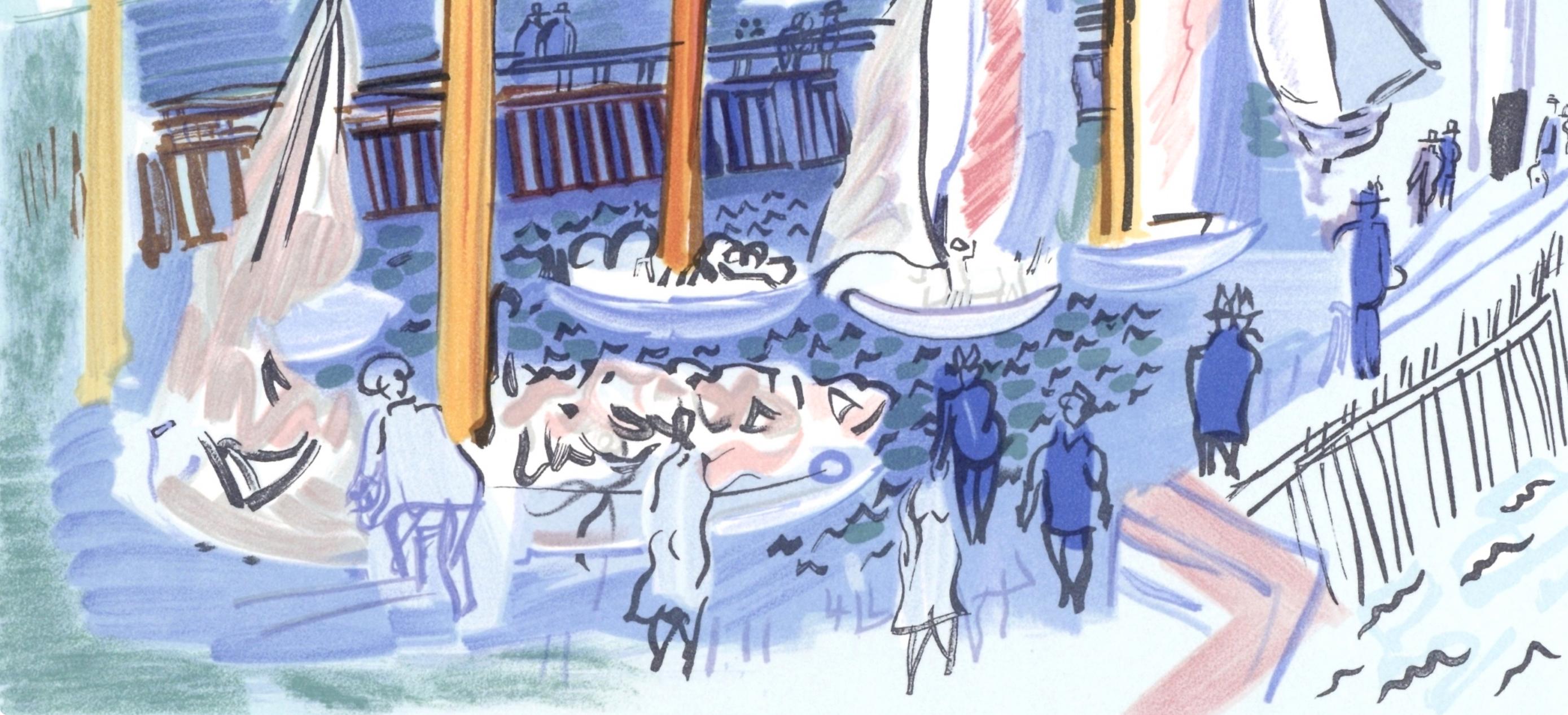 Dufy, Régates, Lettre à mon peintre Raoul Dufy (after) en venta 2