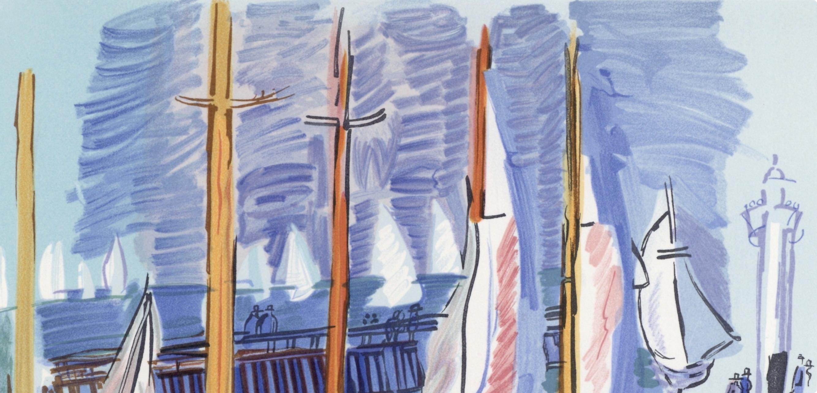 Dufy, Régates, Lettre à mon peintre Raoul Dufy (d'après) en vente 3