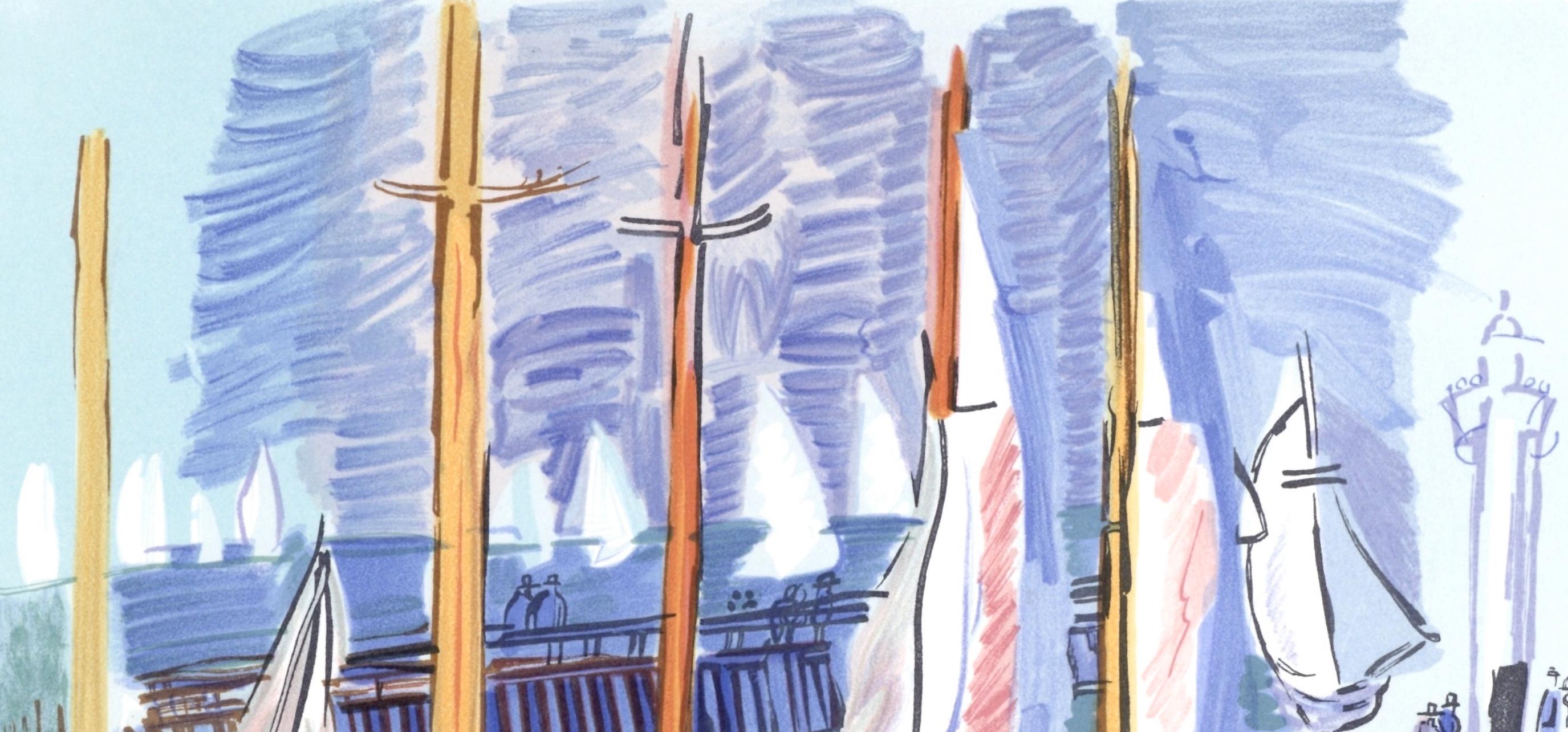 Dufy, Régates, Lettre à mon peintre Raoul Dufy (after) en venta 3
