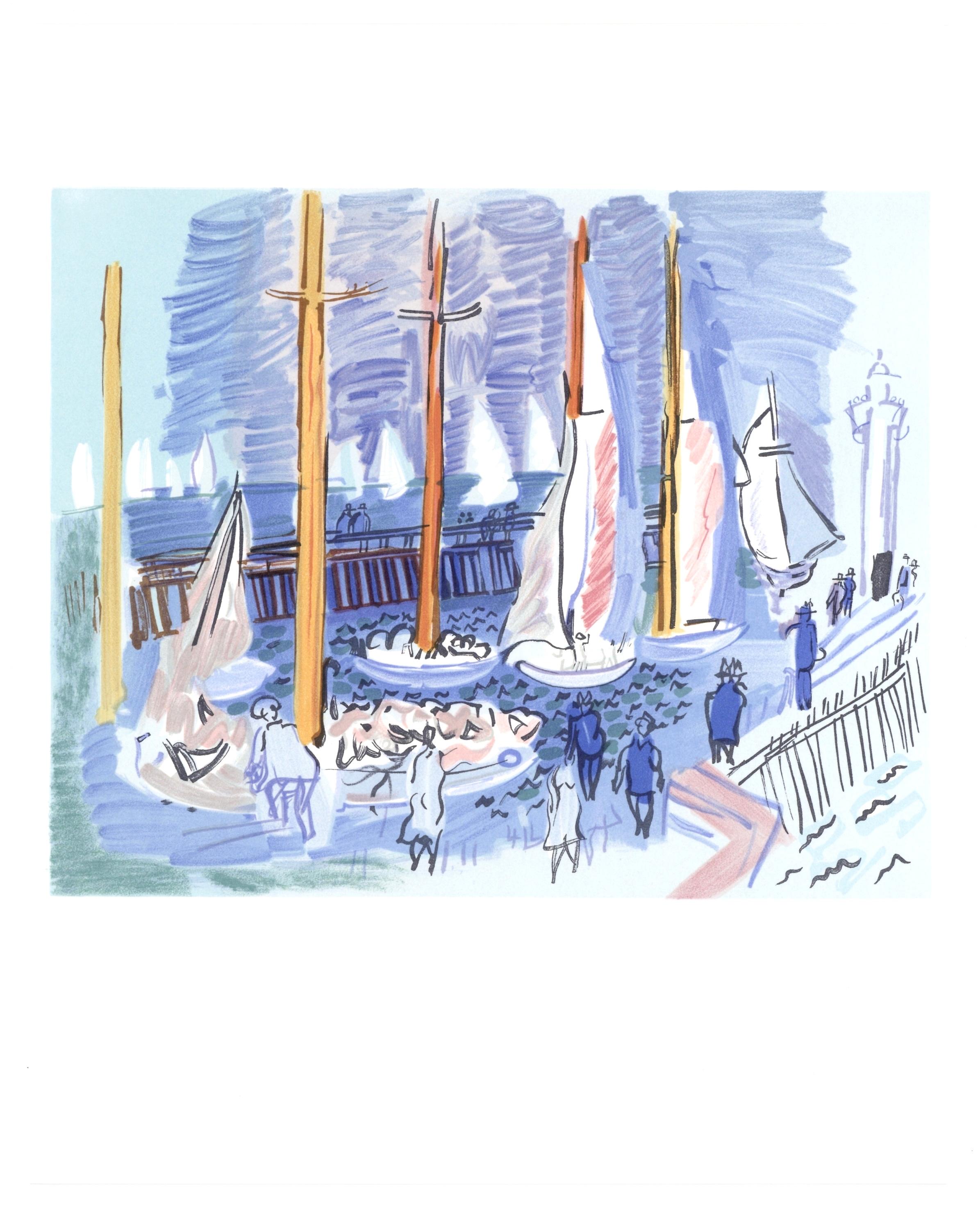Dufy, Régates, Lettre à mon peintre Raoul Dufy (after) en venta 4
