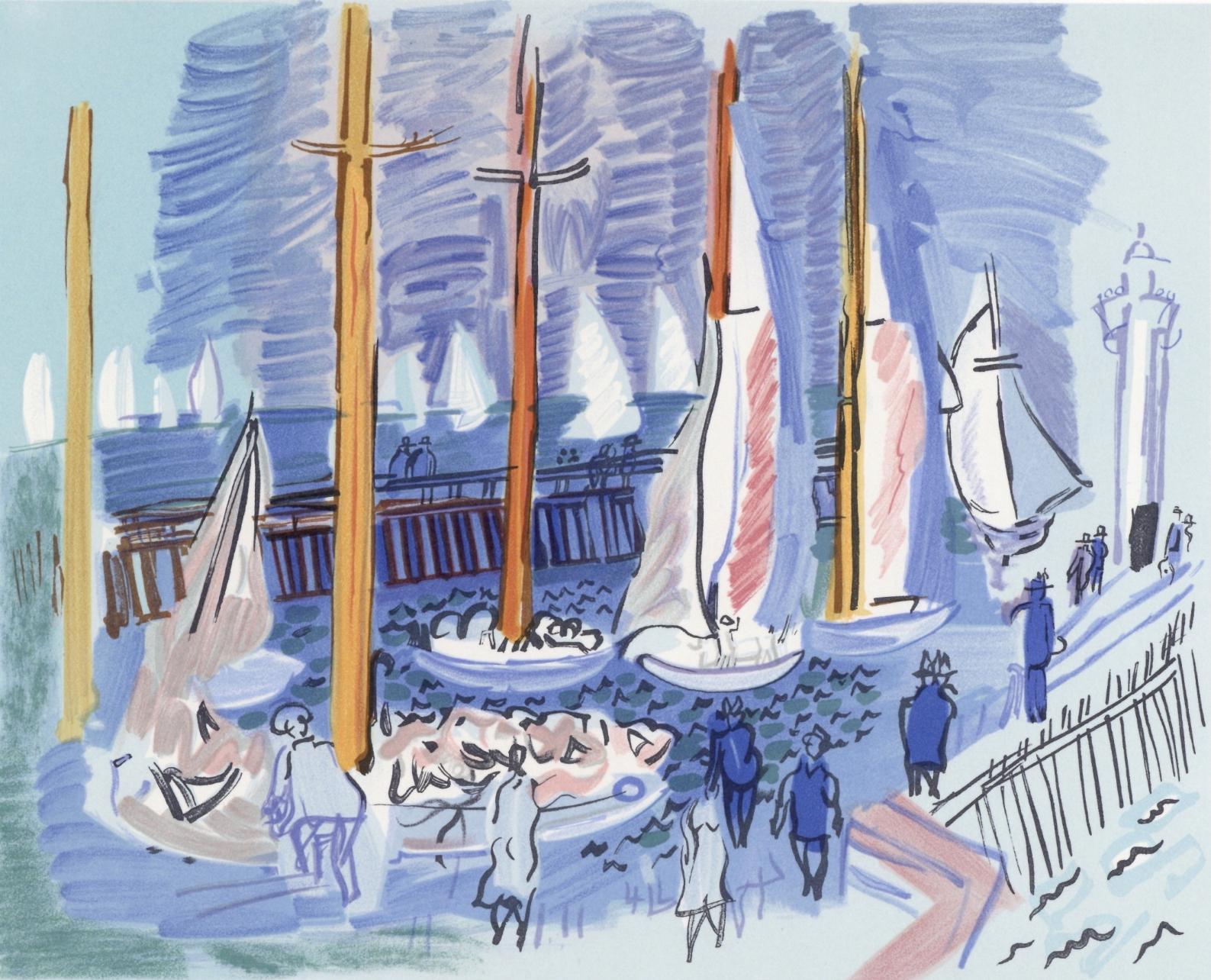 Dufy, Régates, Lettre à mon peintre Raoul Dufy (after)