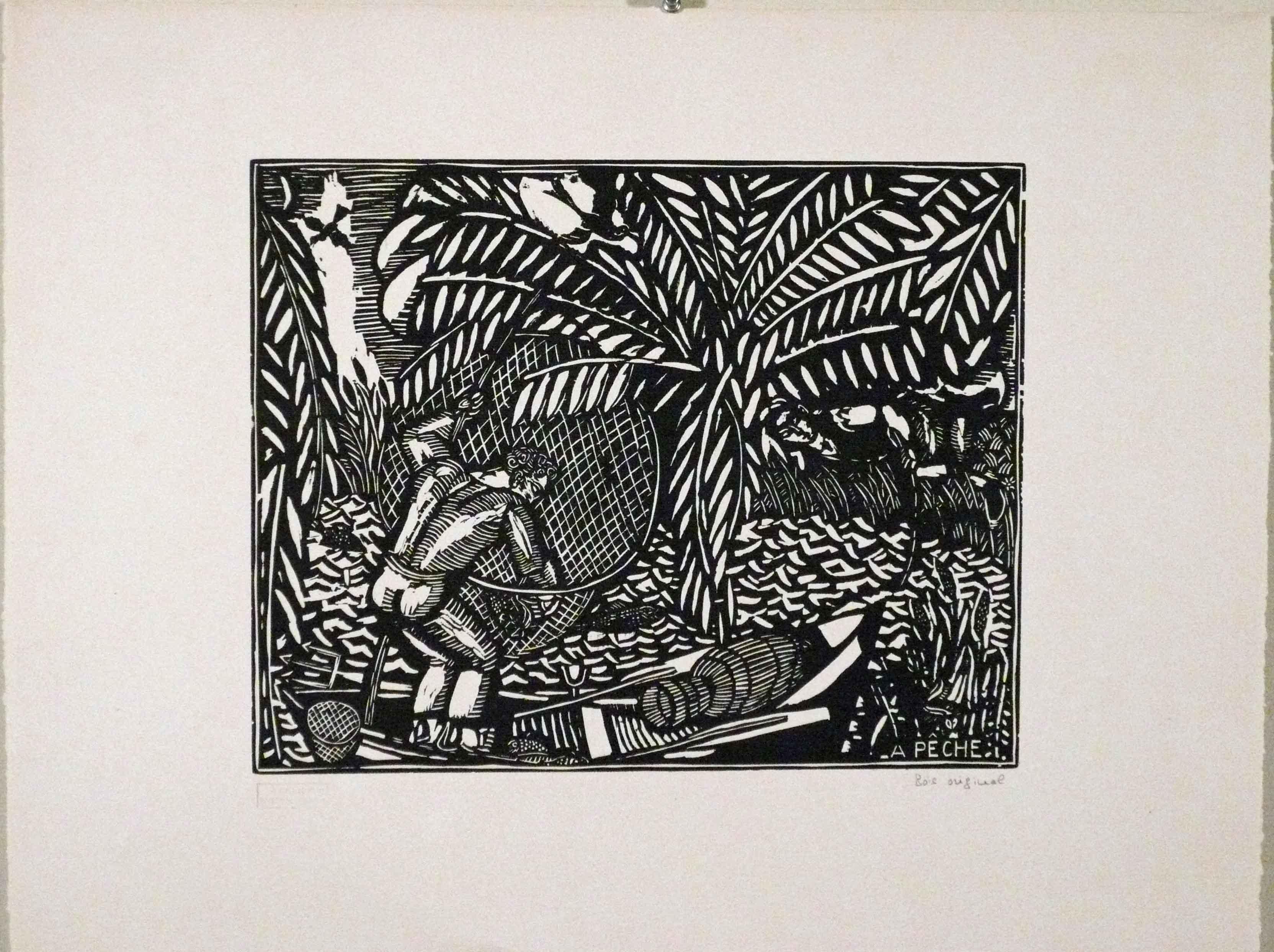 LA PECHE (FISHING) - Print by Raoul Dufy