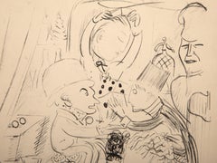 Le Boeuf Sur Le Toit, litografia impressionista di Raoul Dufy