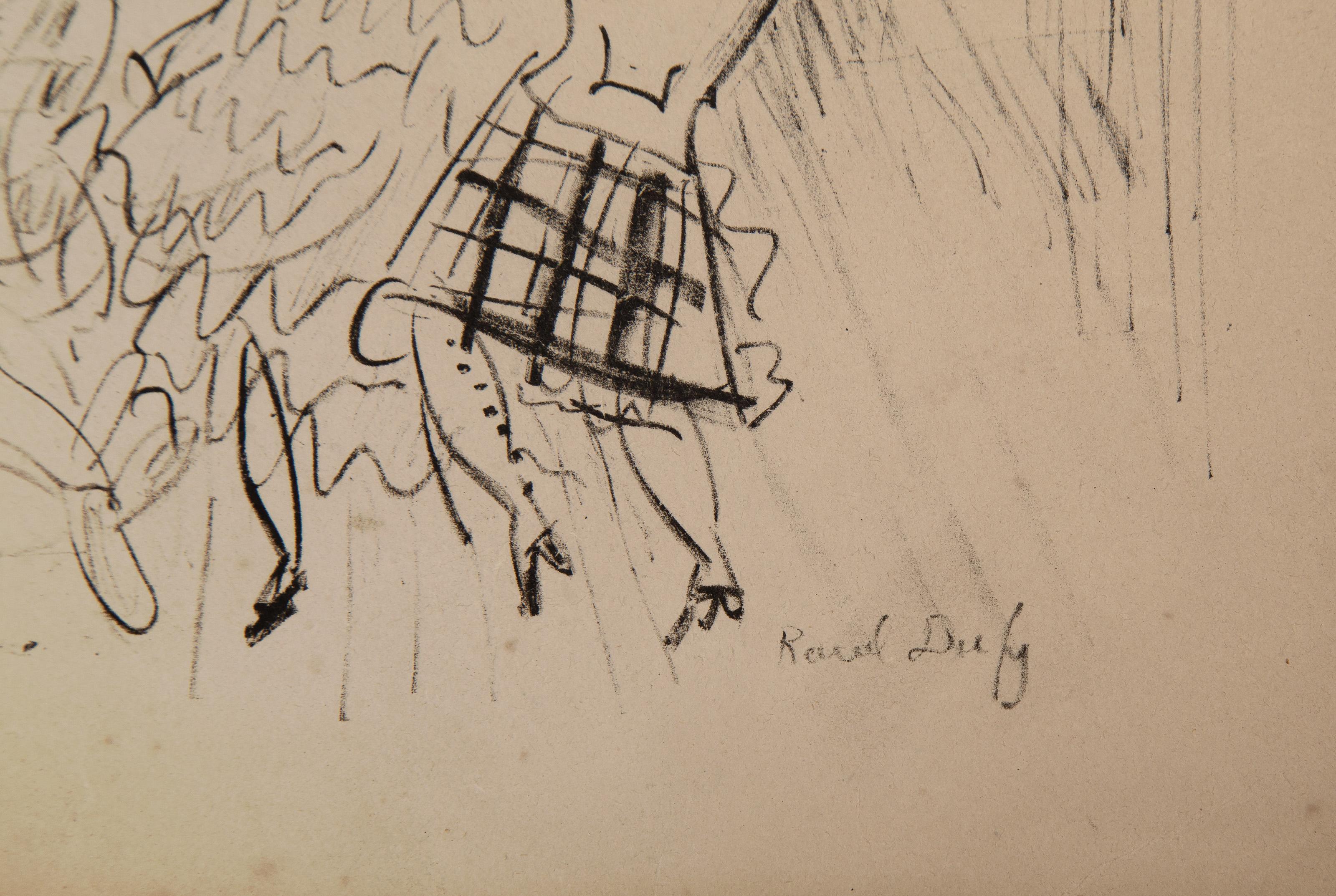 Le Boeuf Sur Le Toit, litografía impresionista de Raoul Dufy en venta 3